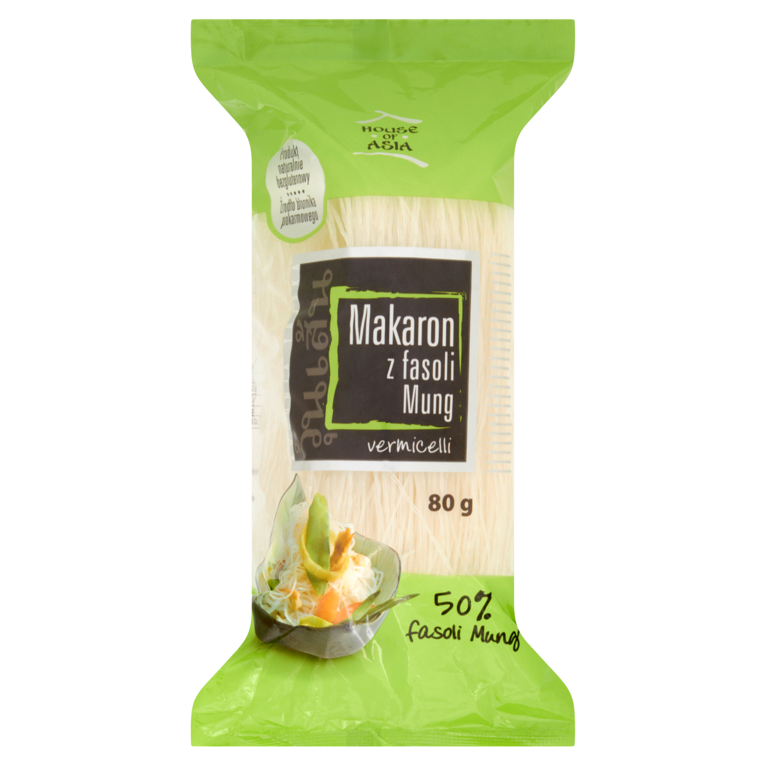 House Of Asia Makaron Vermicelli Z Fasoli Mung 80G