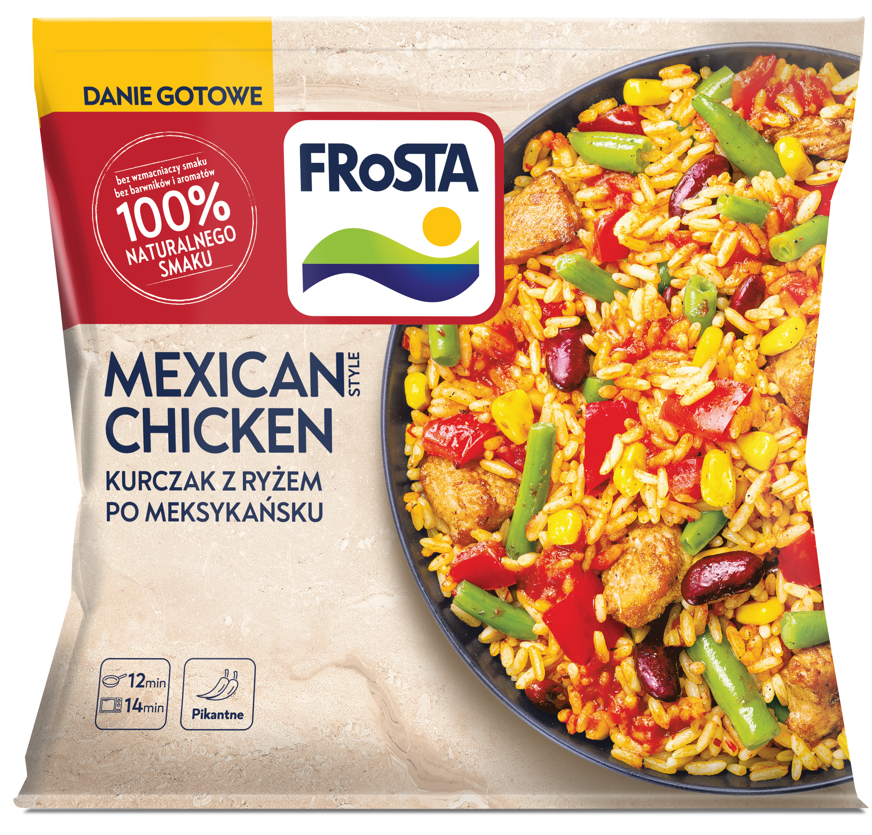 Frosta Mexican Style Chicken Kurczak Z Ryżem Po Meksykańsku 450G