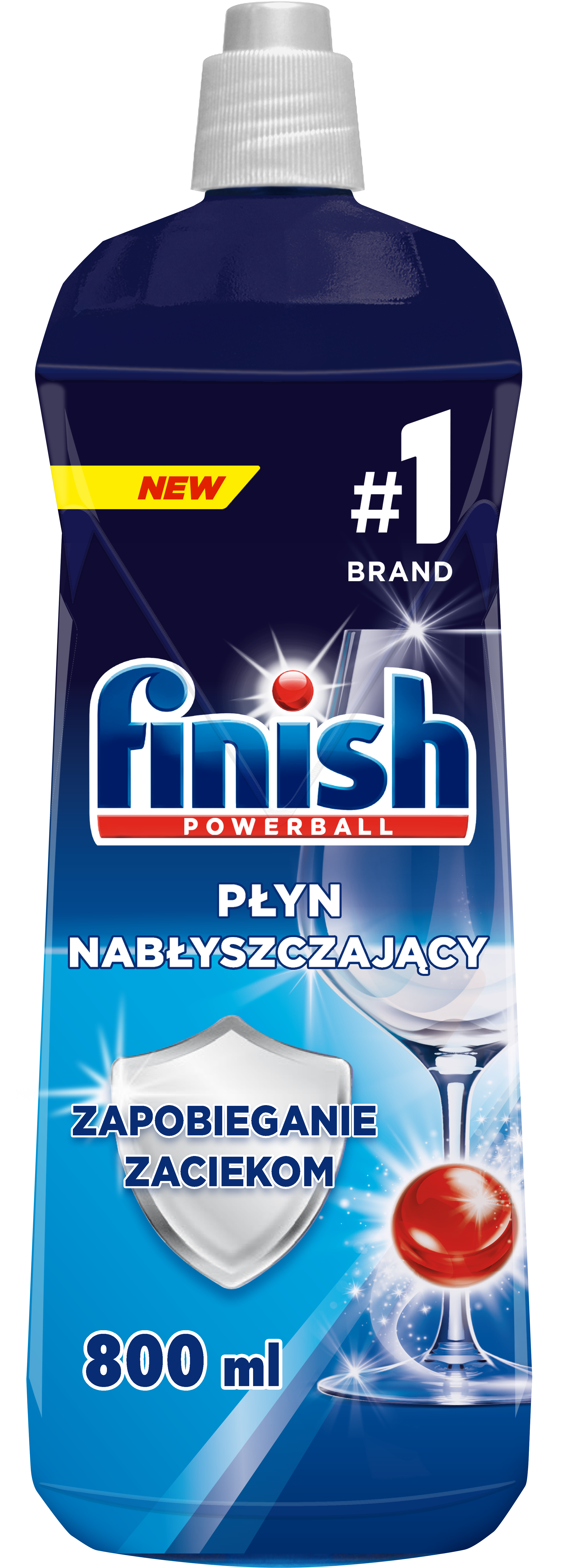 Finish Płyn Nabłyszczający Shine&Protect Regularny 800 Ml