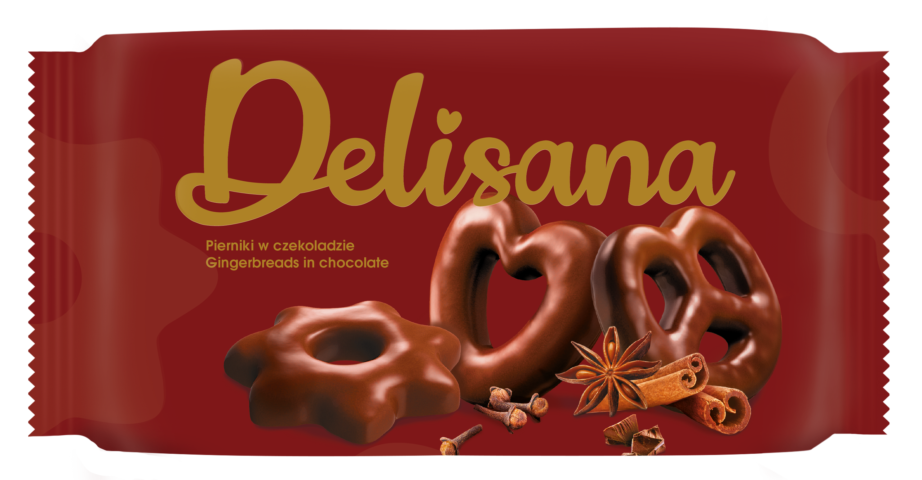 Delisana Pierniki Precle W Czekoladzie 400G