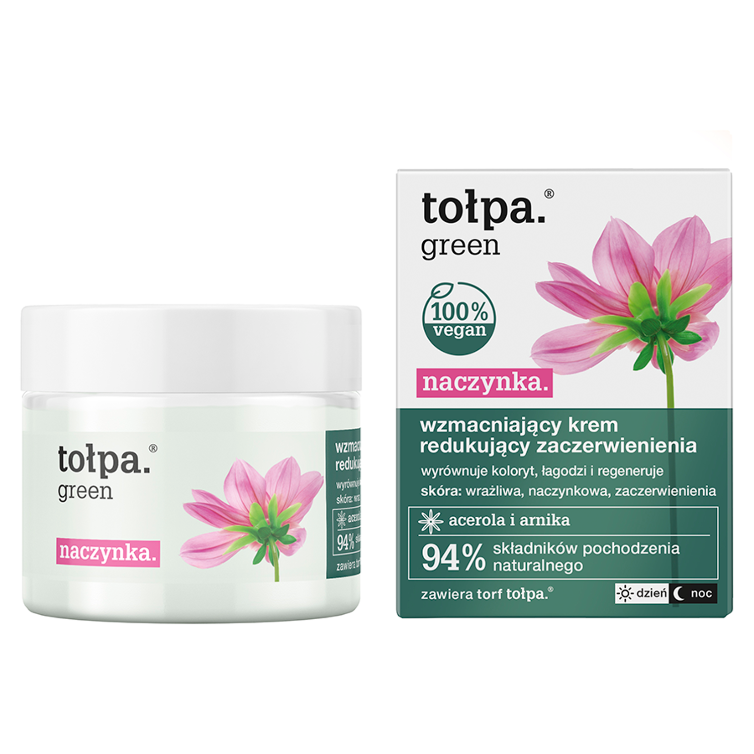 Tołpa. Green Wzmacniający Krem Redukujący Zaczerwienienia 50 Ml