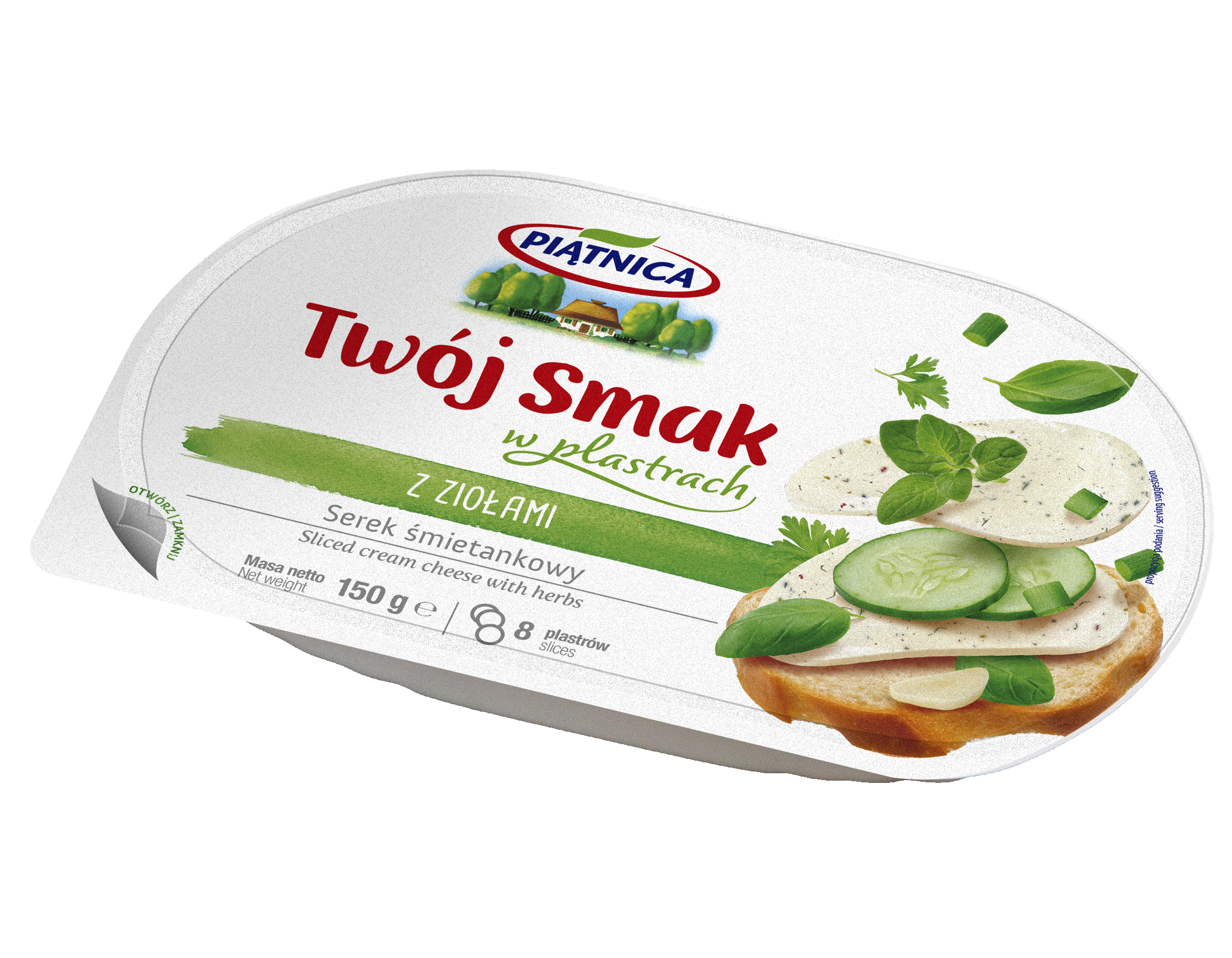 Piątnica Twój Smak W Plastrach Z Ziołami 150 G