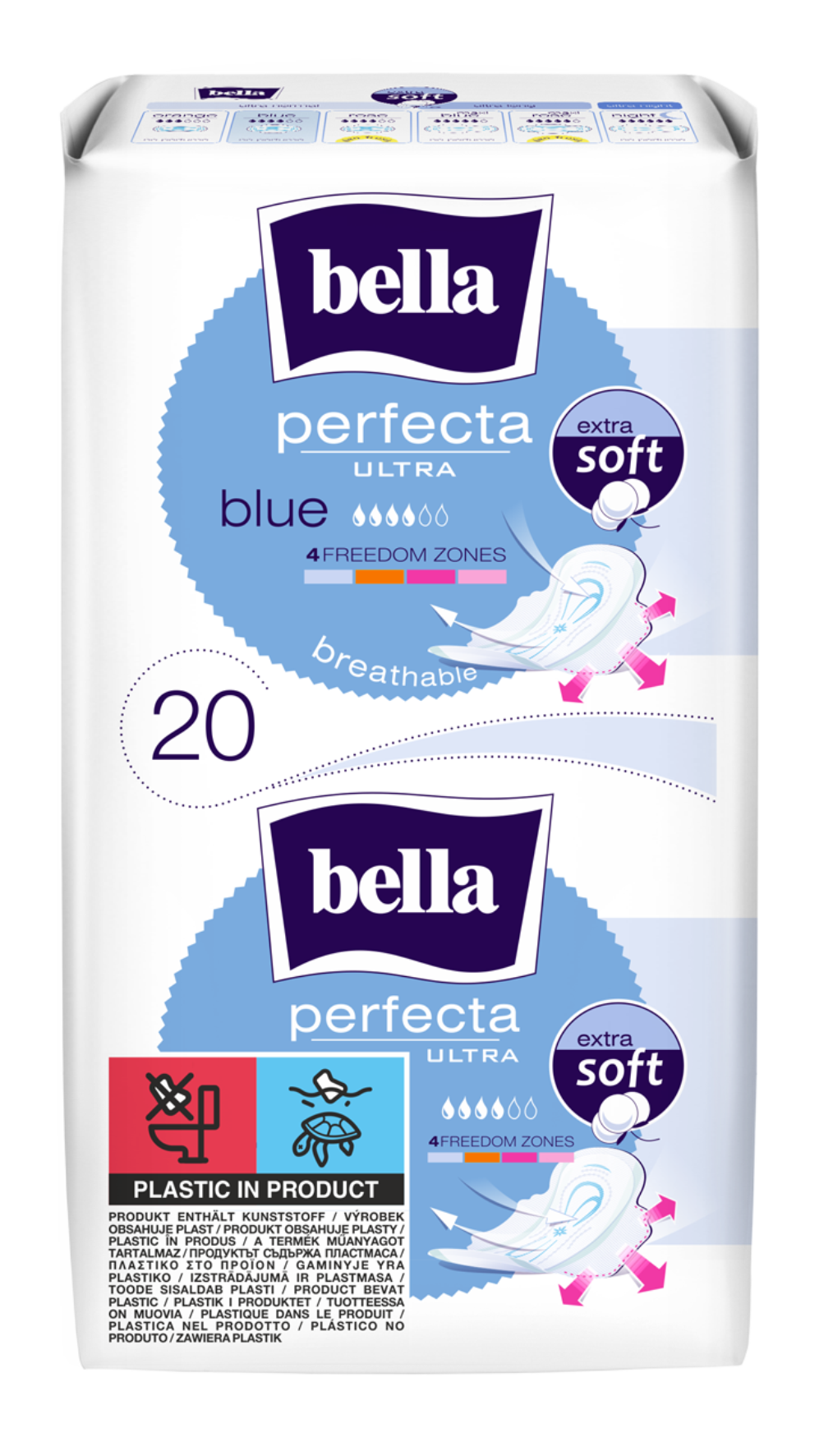 Podpaski Bella Perfecta Ultra Blue 20 Szt.