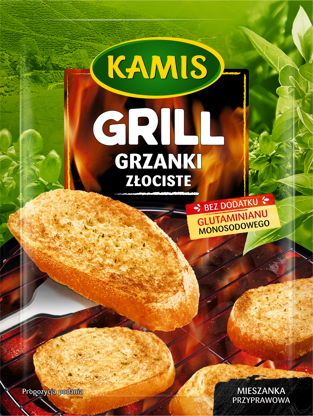 Kamis Grill Grzanki Złociste 15G
