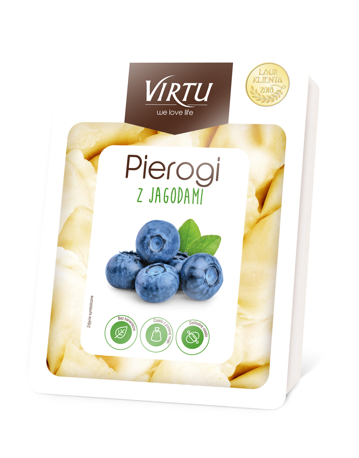 Pierogi Z Jagodami 400G Virtu