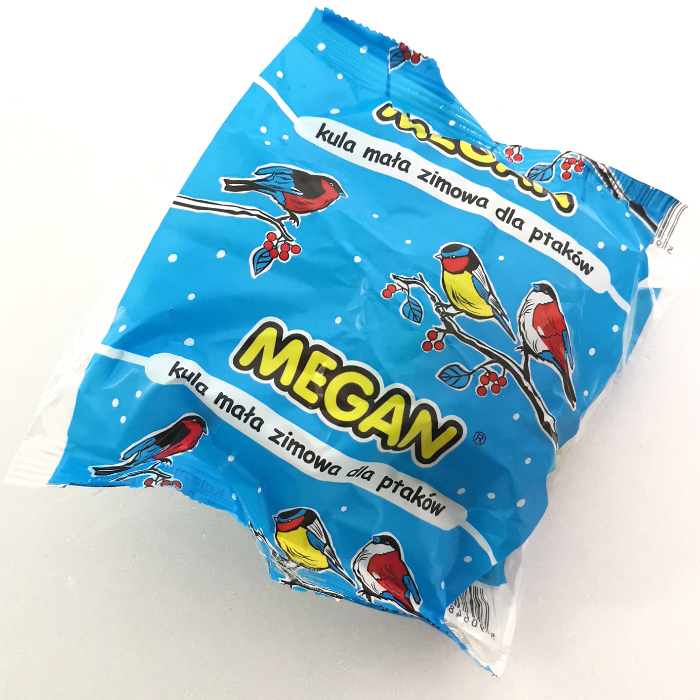 Megan Kula Mała W Siatce I Folii Dla Ptaków Dzikożyjących 100 G