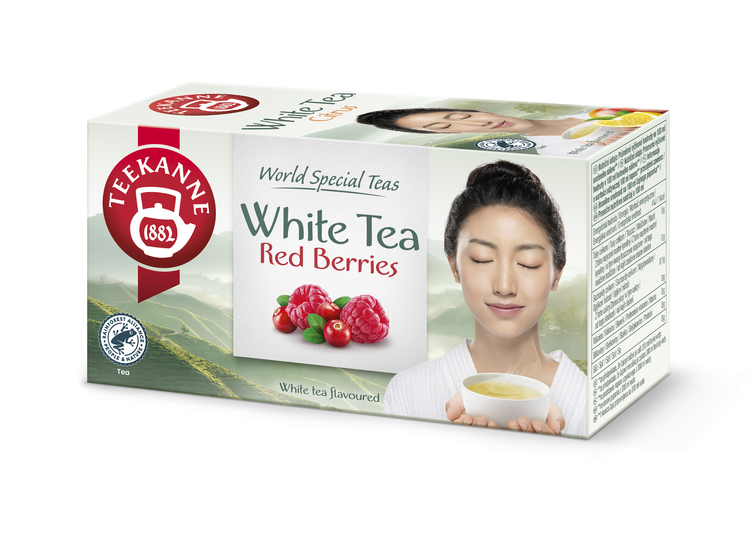 Herbata Biała Teekanne White Tea Red Berries 20 Torebek X 1,25G Rfa