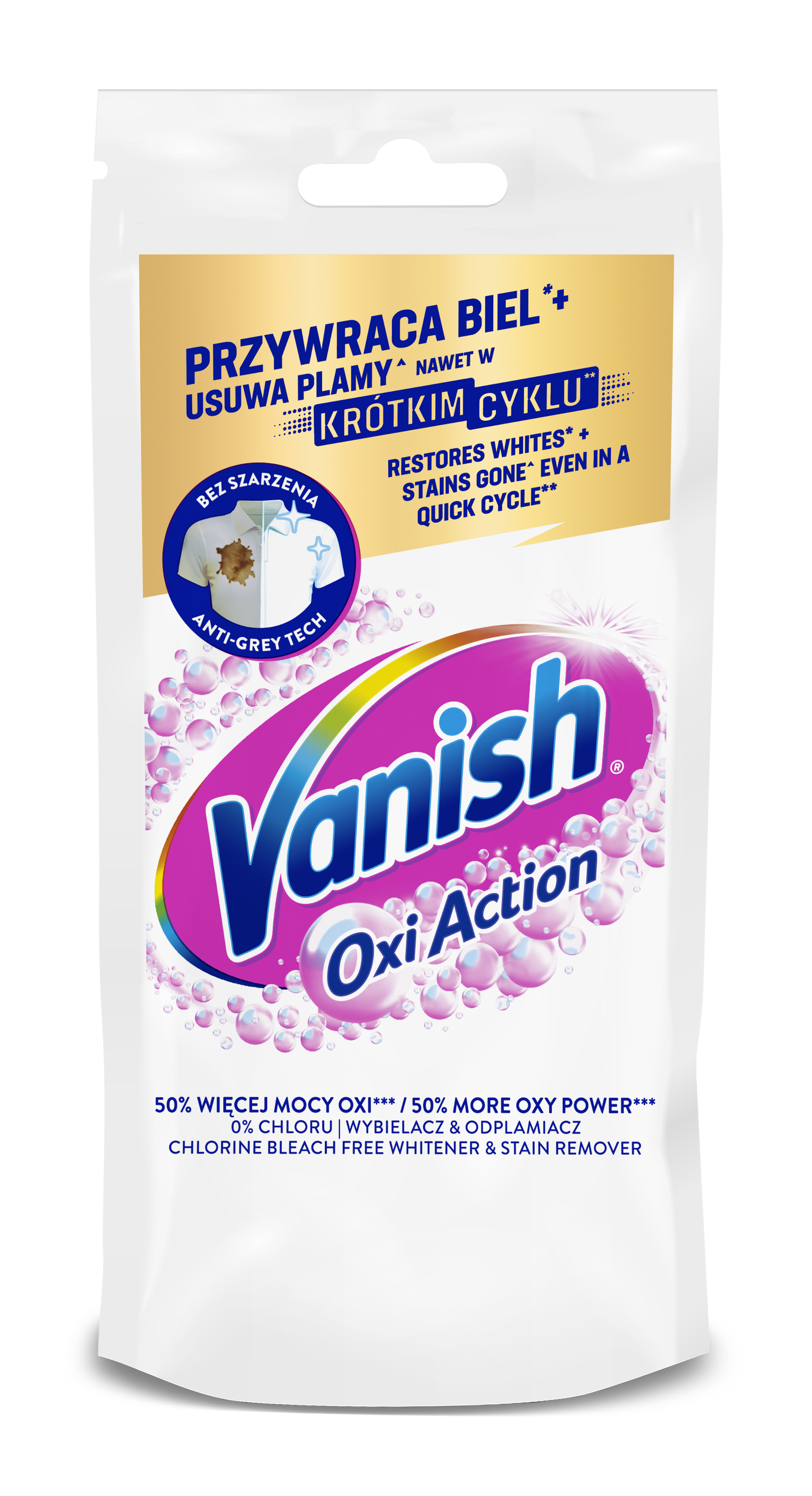 Vanish Oxi Action White Odplamiacz W Żelu 100Ml