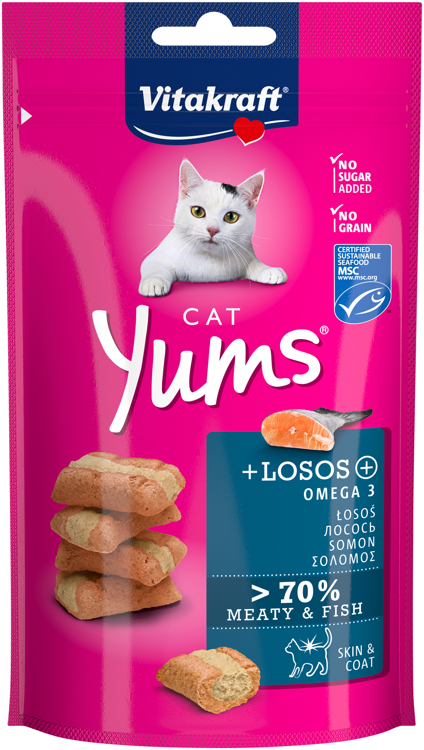 Vitakraft Cat Yums Łosoś 40G Przysmak Dla Kota
