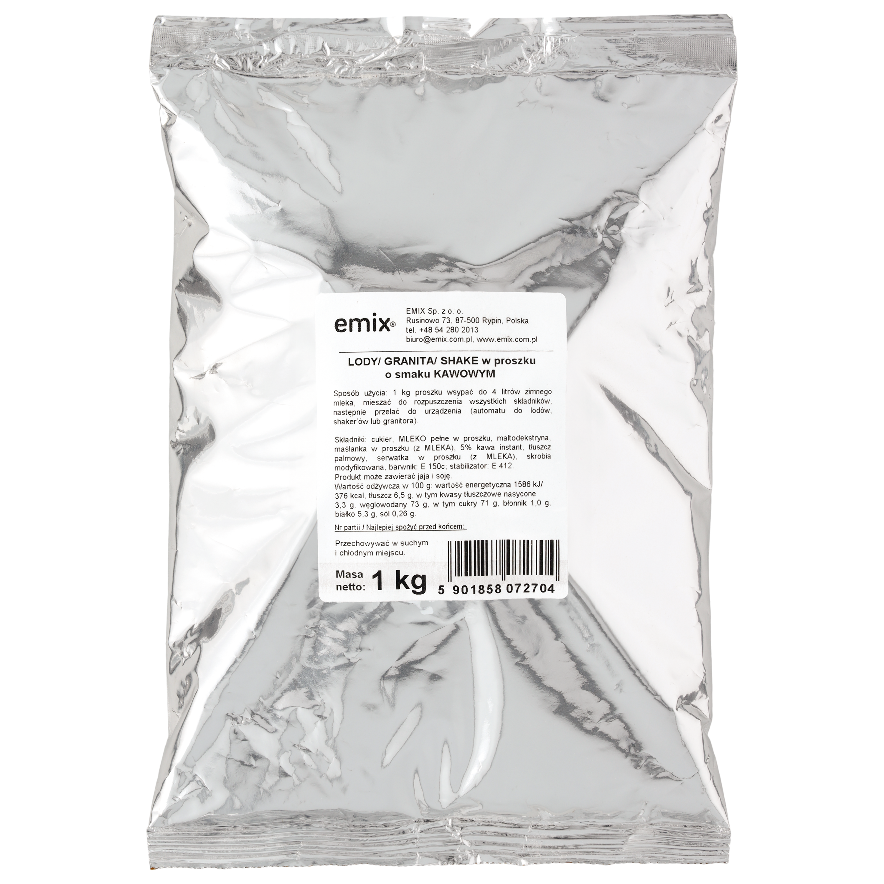 Lody/Granita/Shake W Proszku Kawa Emix 1Kg