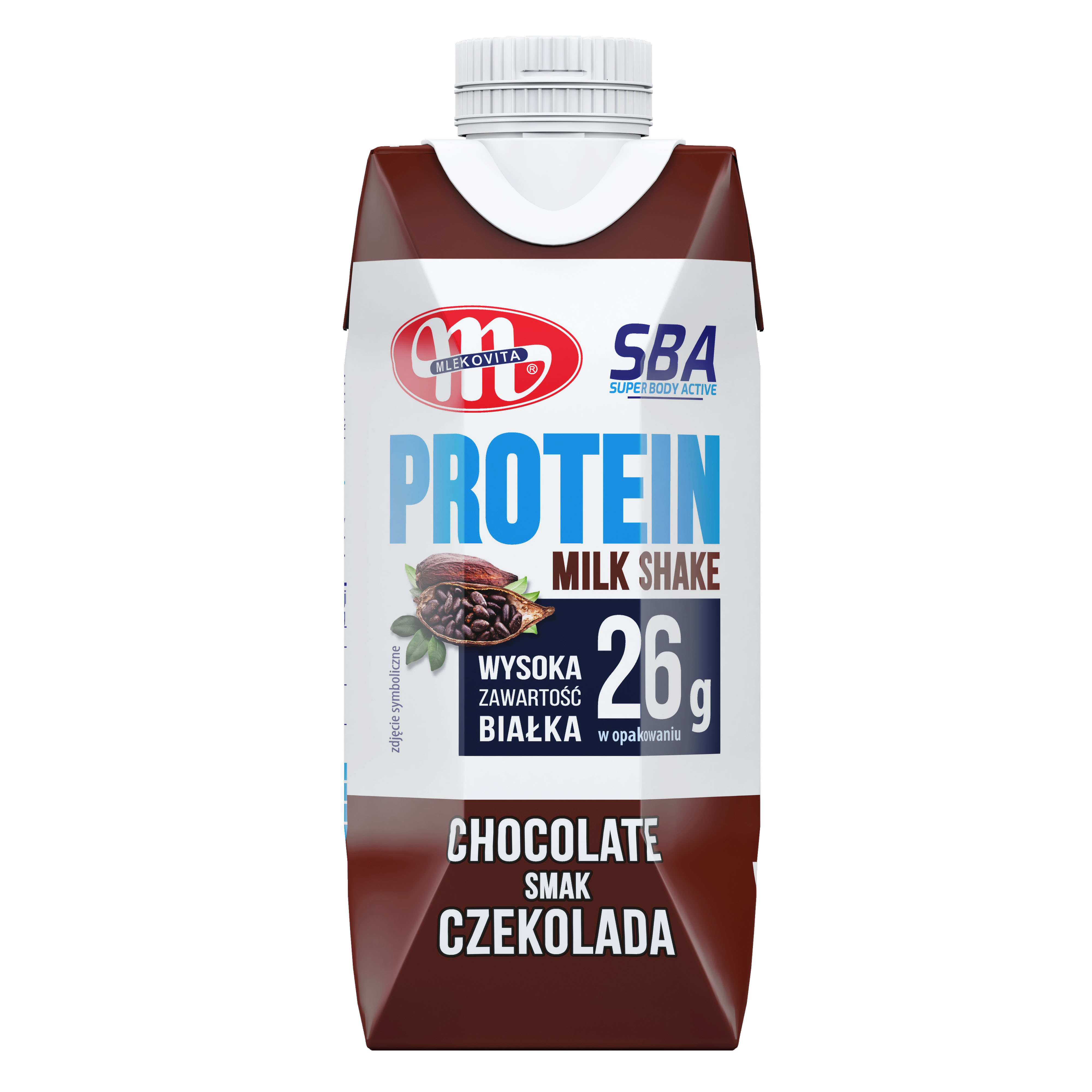 Mlekovita Sba Napój Proteinowy O Smaku Czekoladowym Uht 350G
