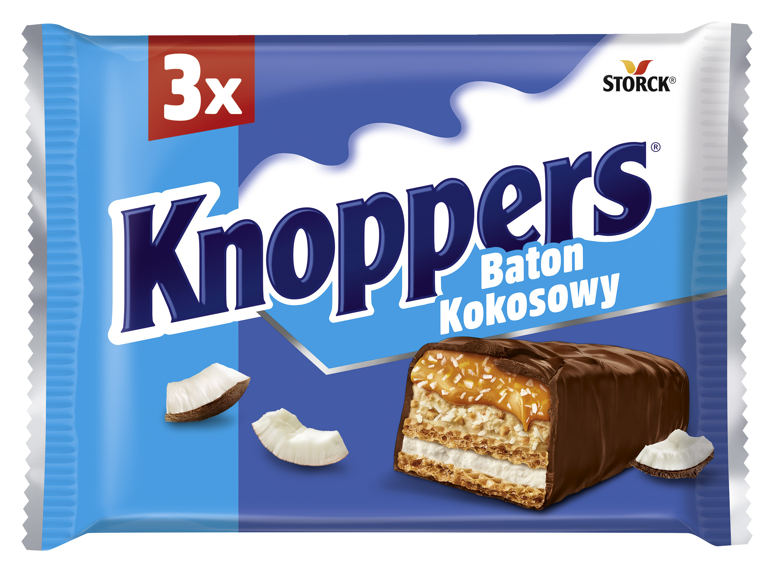 Knoppers Baton Kokosowy 120G