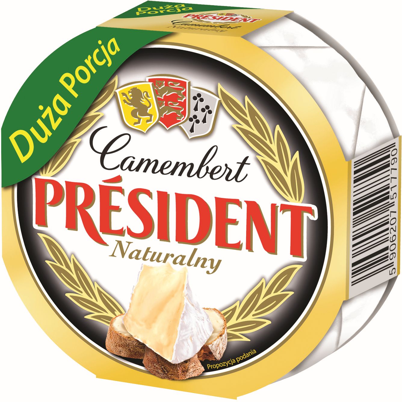 President Camembert Naturalny 170G