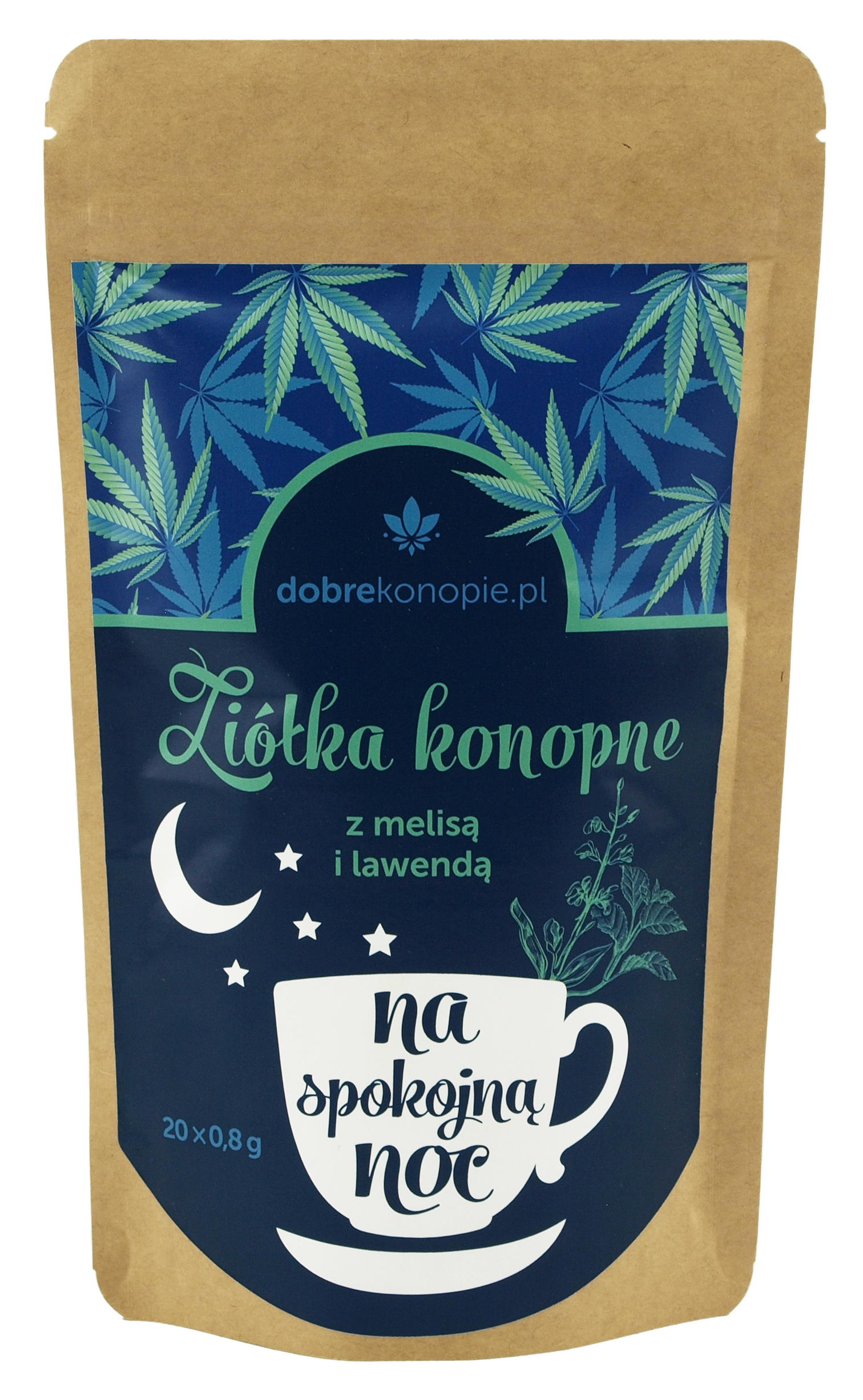 Ziółka Konopne Z Melisą I Lawendą 20X0,8 G