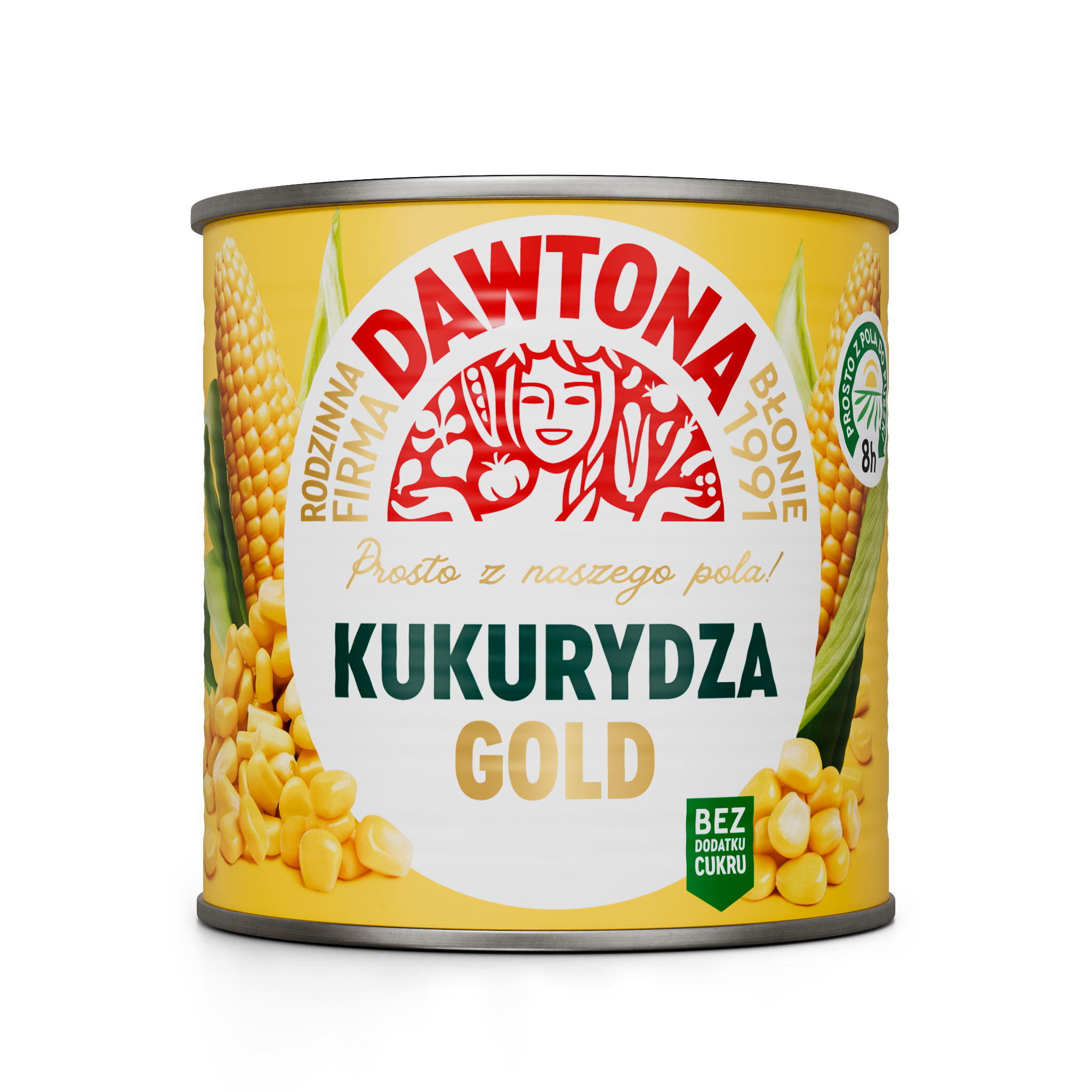 Kukurydza Gold Pakowana Próżniowo 340G Dawtona