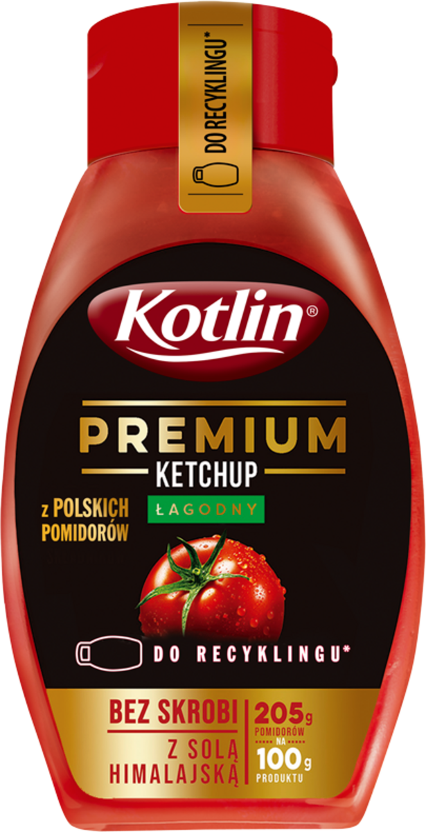Ketchup Kotlin Łagodny Premium 450 G
