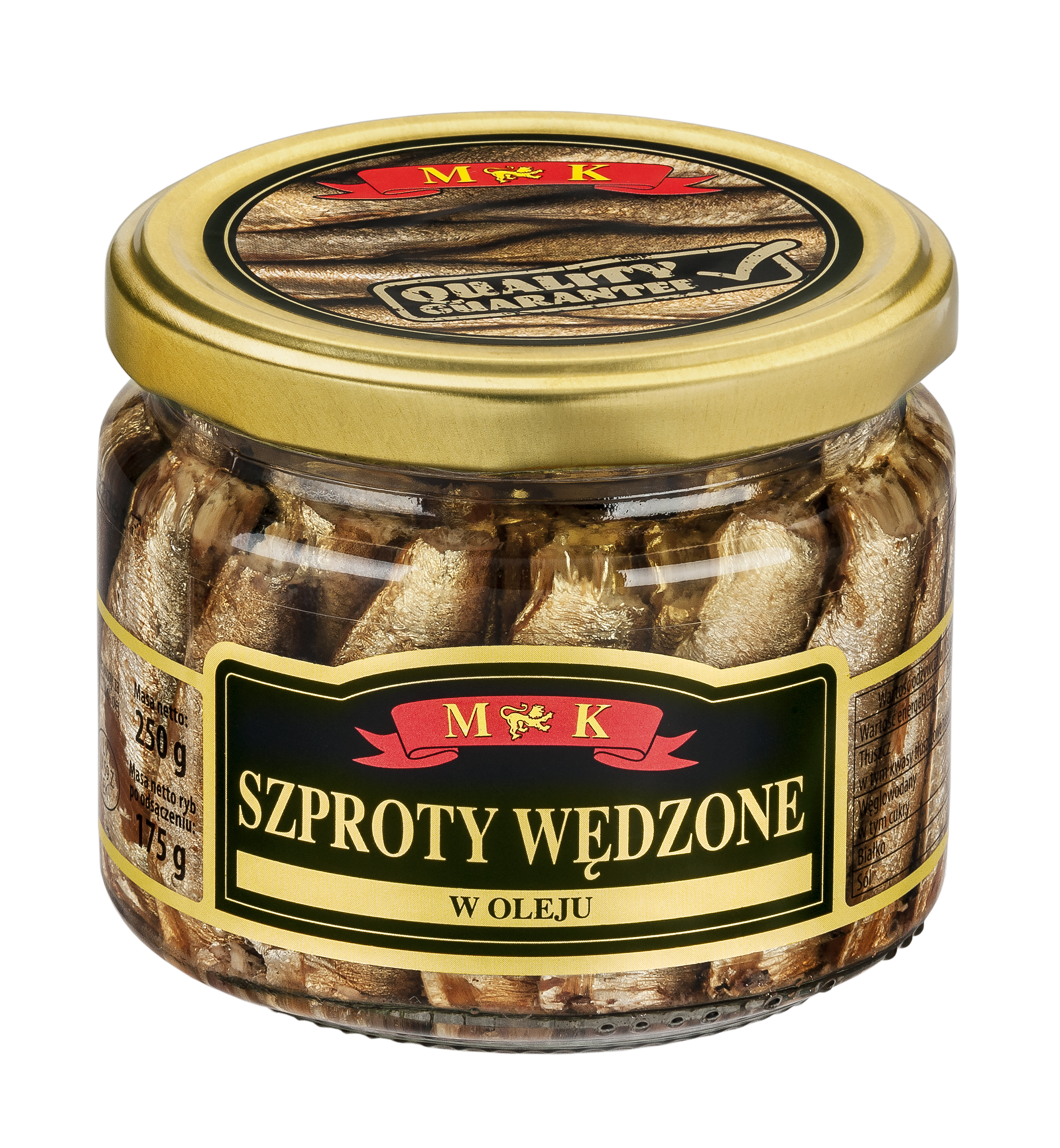 Mk Szproty Wędzone W Oleju 250 G