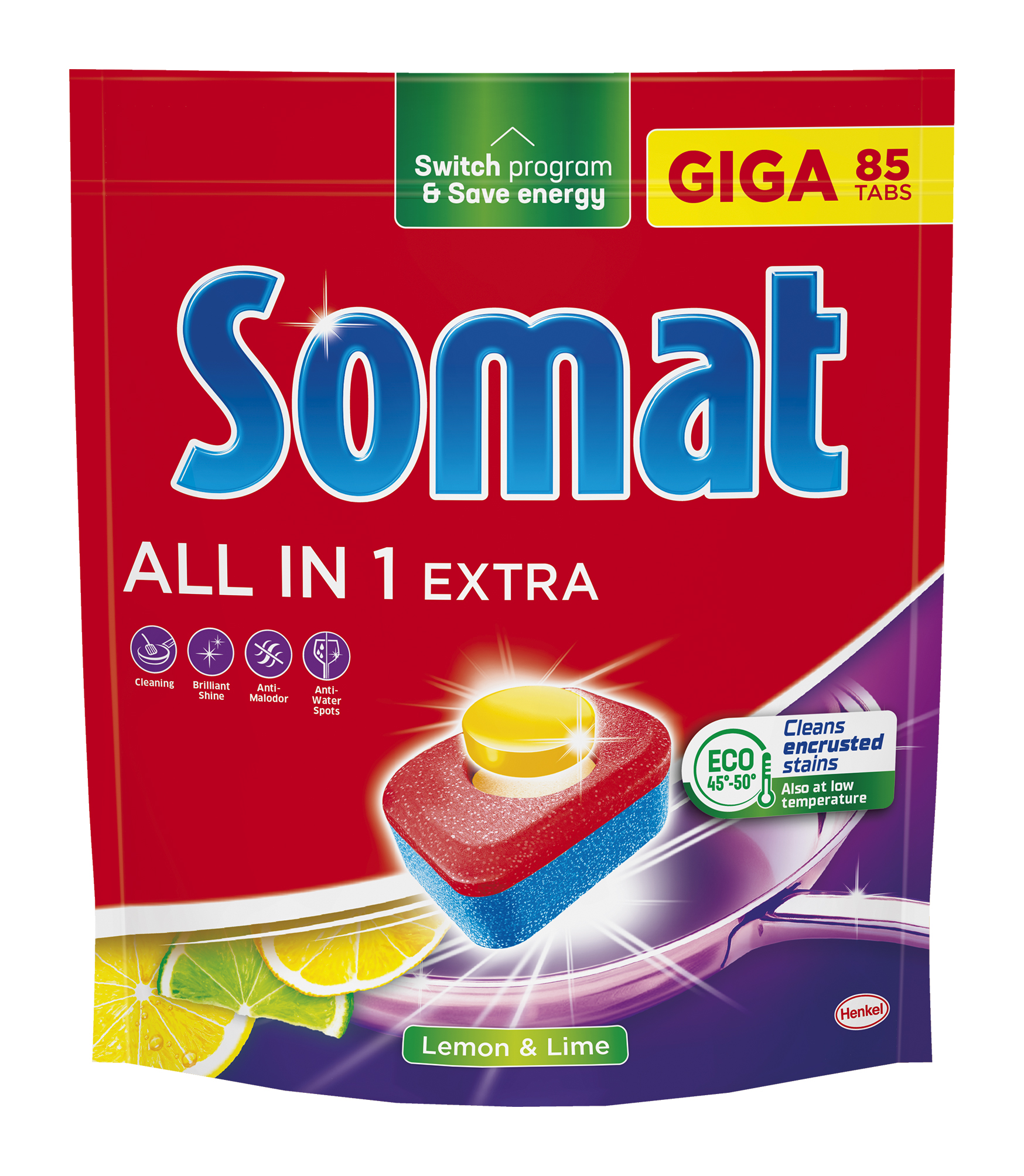 Somat Tabletki All In One Extra Lemon 85 Szt. 1411 G