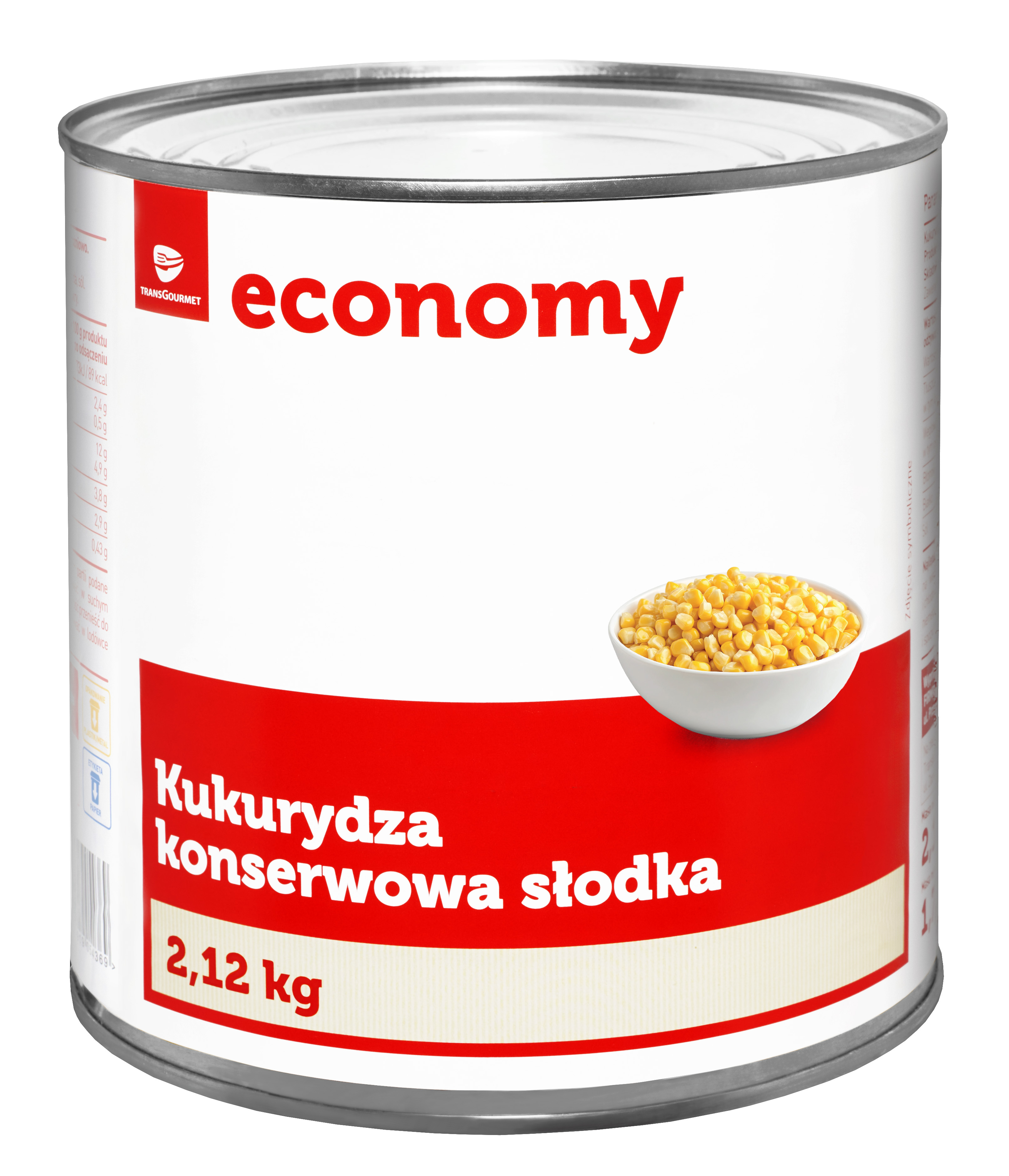 Tge Kukurydza Konserwowa Słodka 2,12 Kg