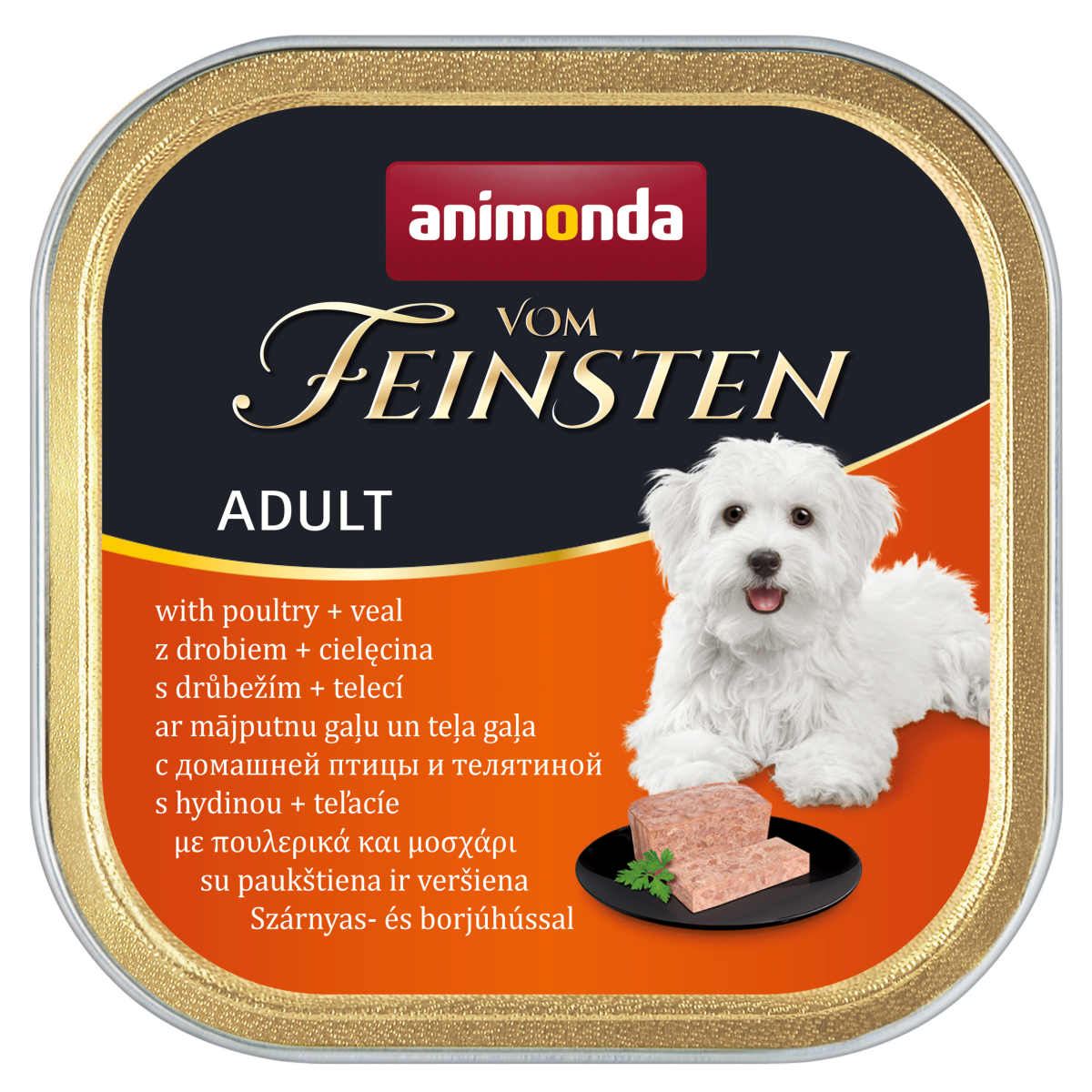 Animonda Vom Feinsten Adult Cielęcina+ Drób 150G