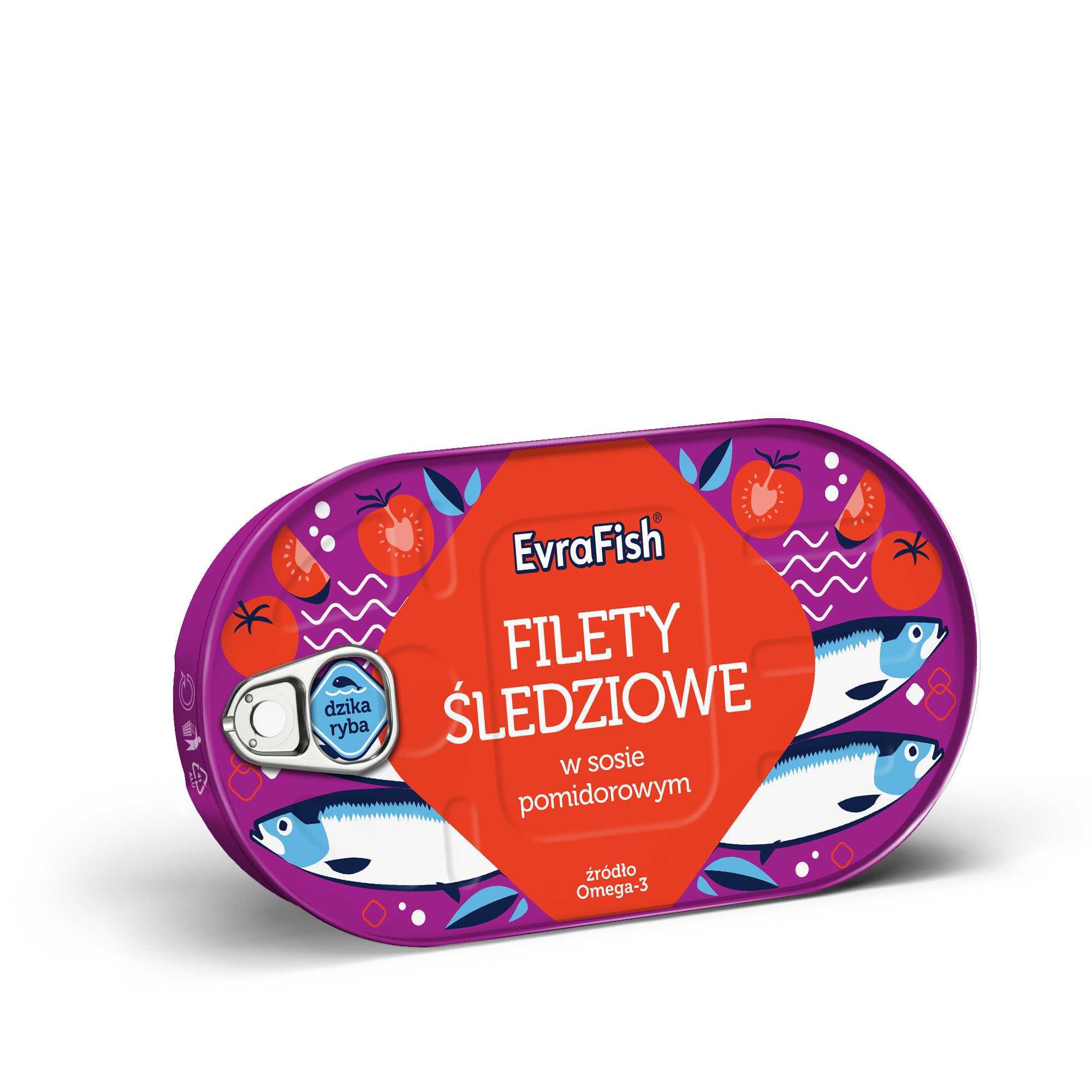 Evrafish -Filety Śledziowe W Sosie Pomidorowym 170 G