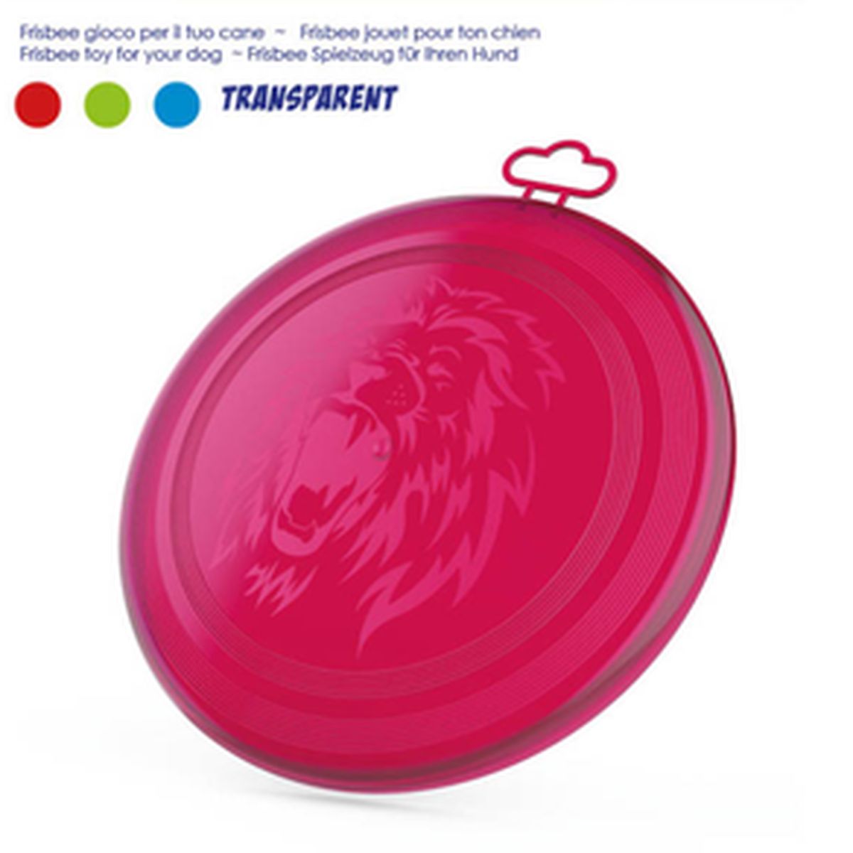 Zabawka Frisbee "Simba" Dla Psa, Średnica 20 Cm; Dostępne Kolory: Czerwony, Pomarańczowy, Zielony, Niebieski