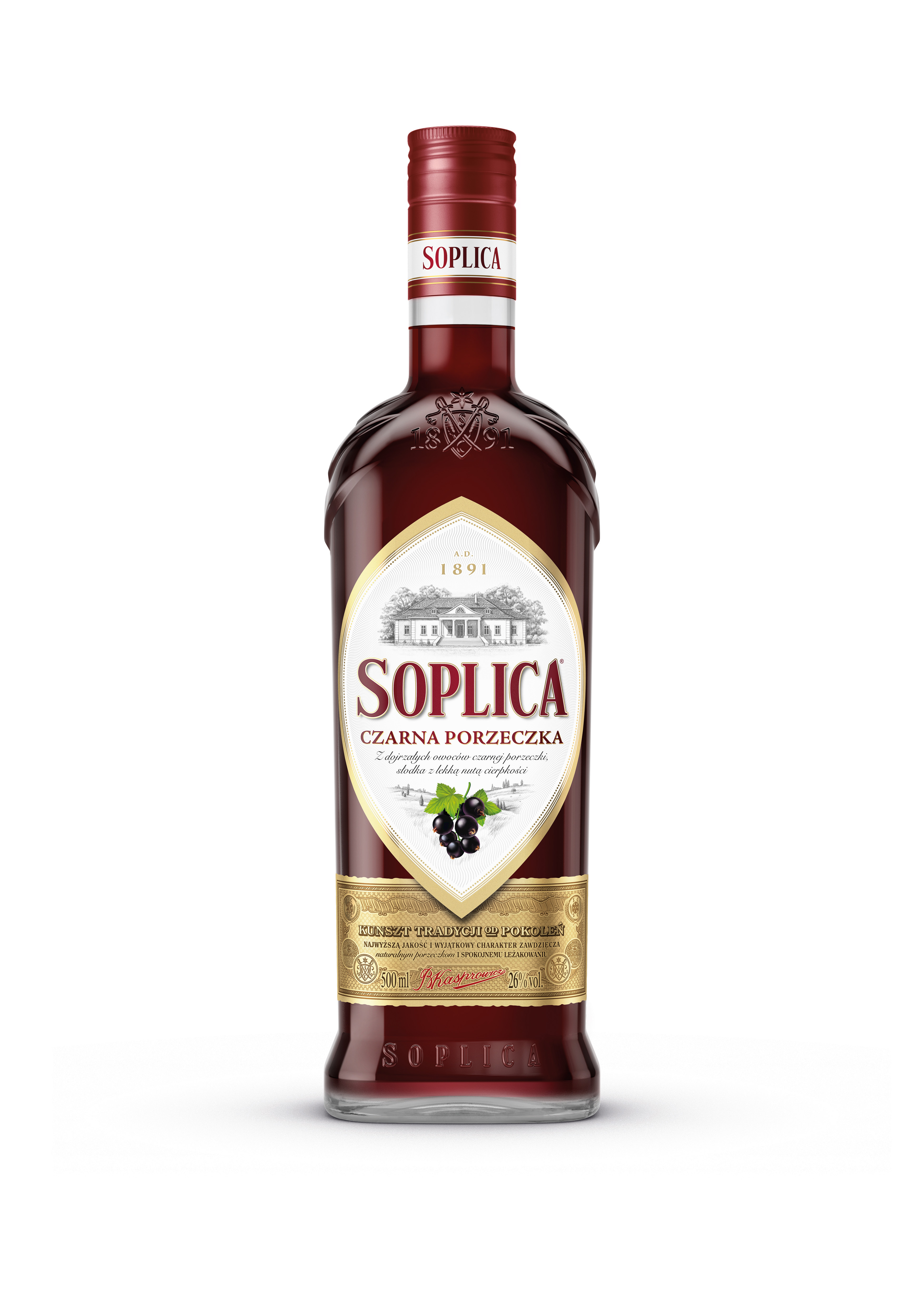 Likier Soplica Czarna Porzeczka 26% 500Ml