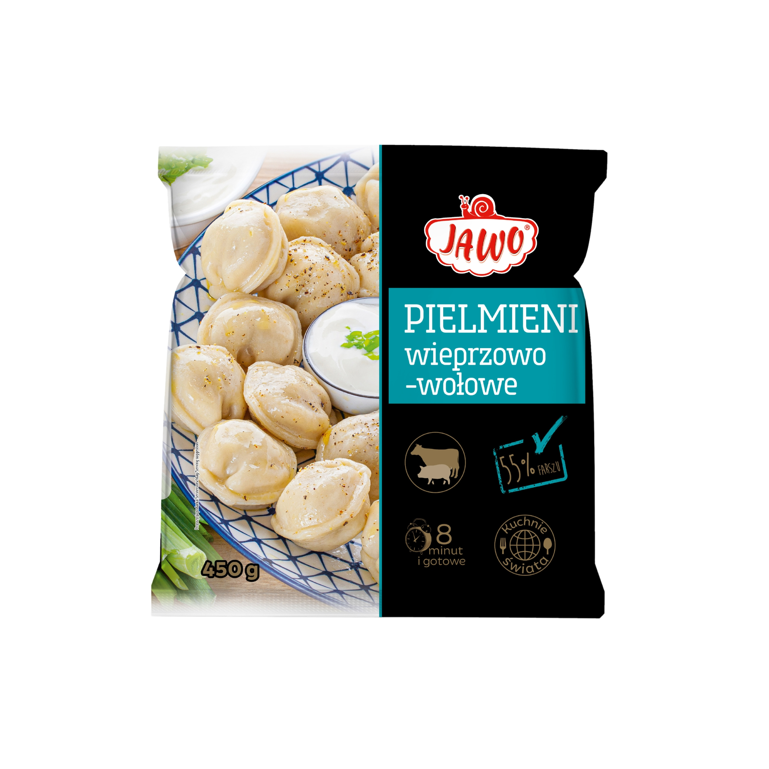 Jawo Pielmieni Wieprzowo-Wołowe 450G