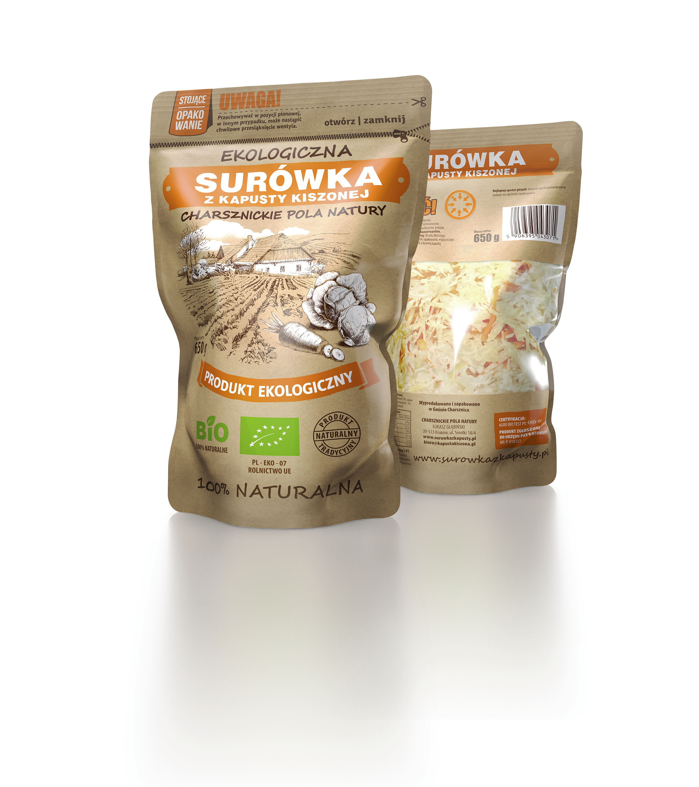 Bio Surówka Z Kiszonej Kapusty Polska 650G