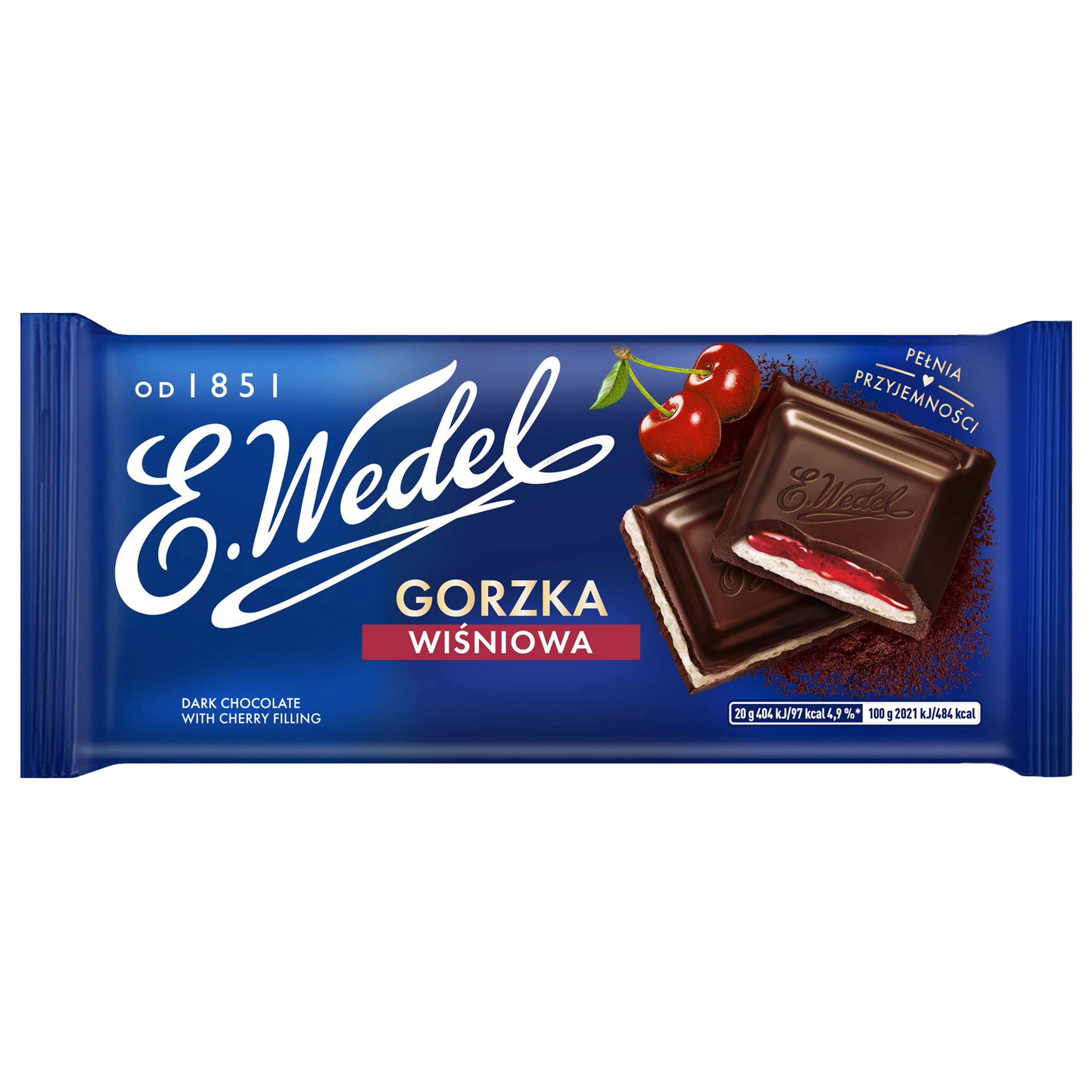 E. Wedel Czekolada Gorzka Wiśniowa 100G
