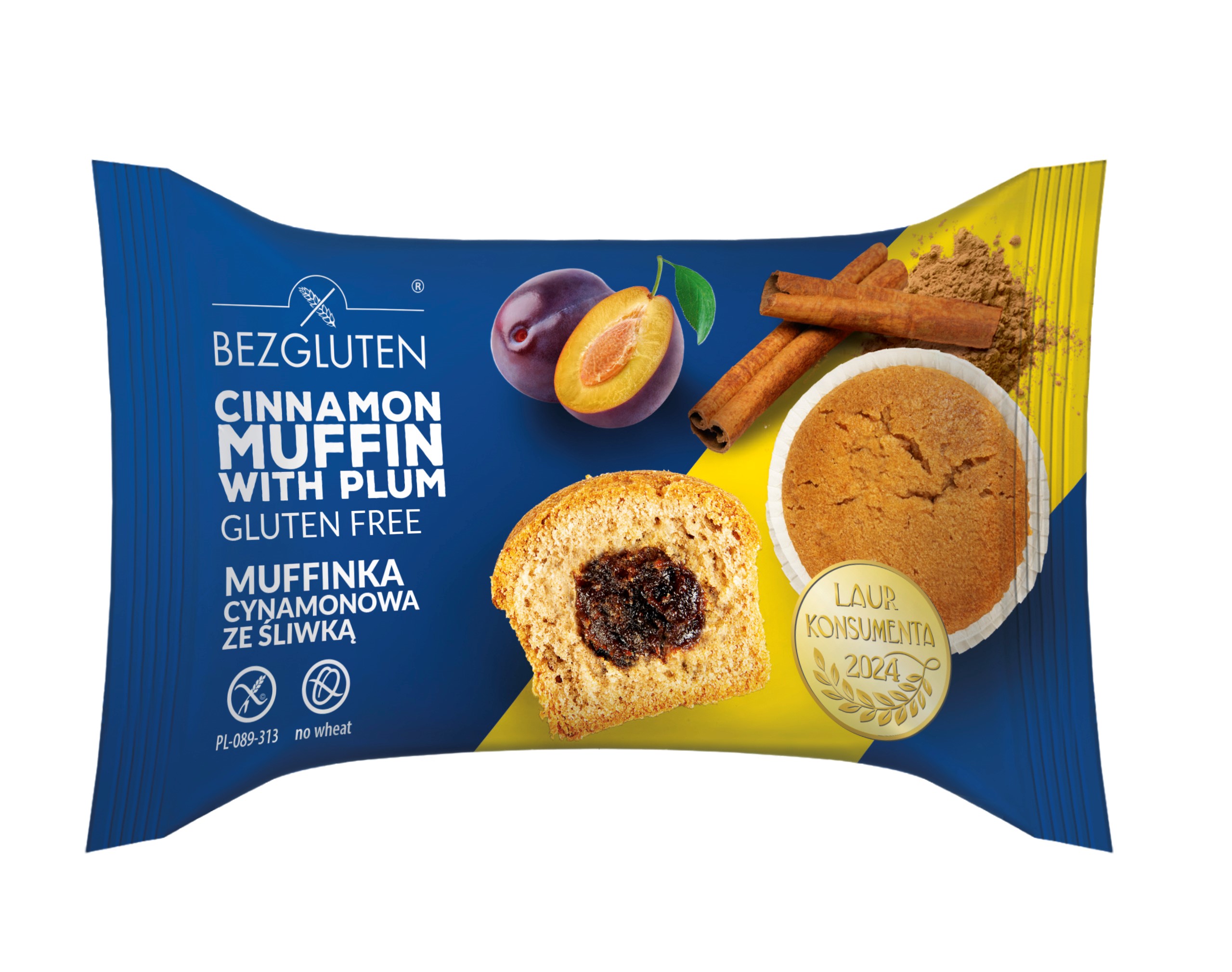 Muffinka Cynamonowa Ze Śliwką Bezgluten 60G