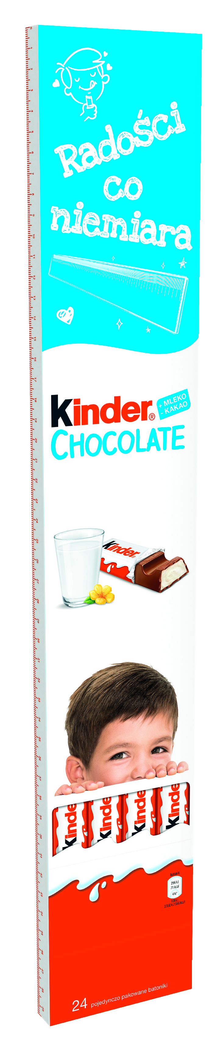 Kinder Chocolate Mezzometro 300G