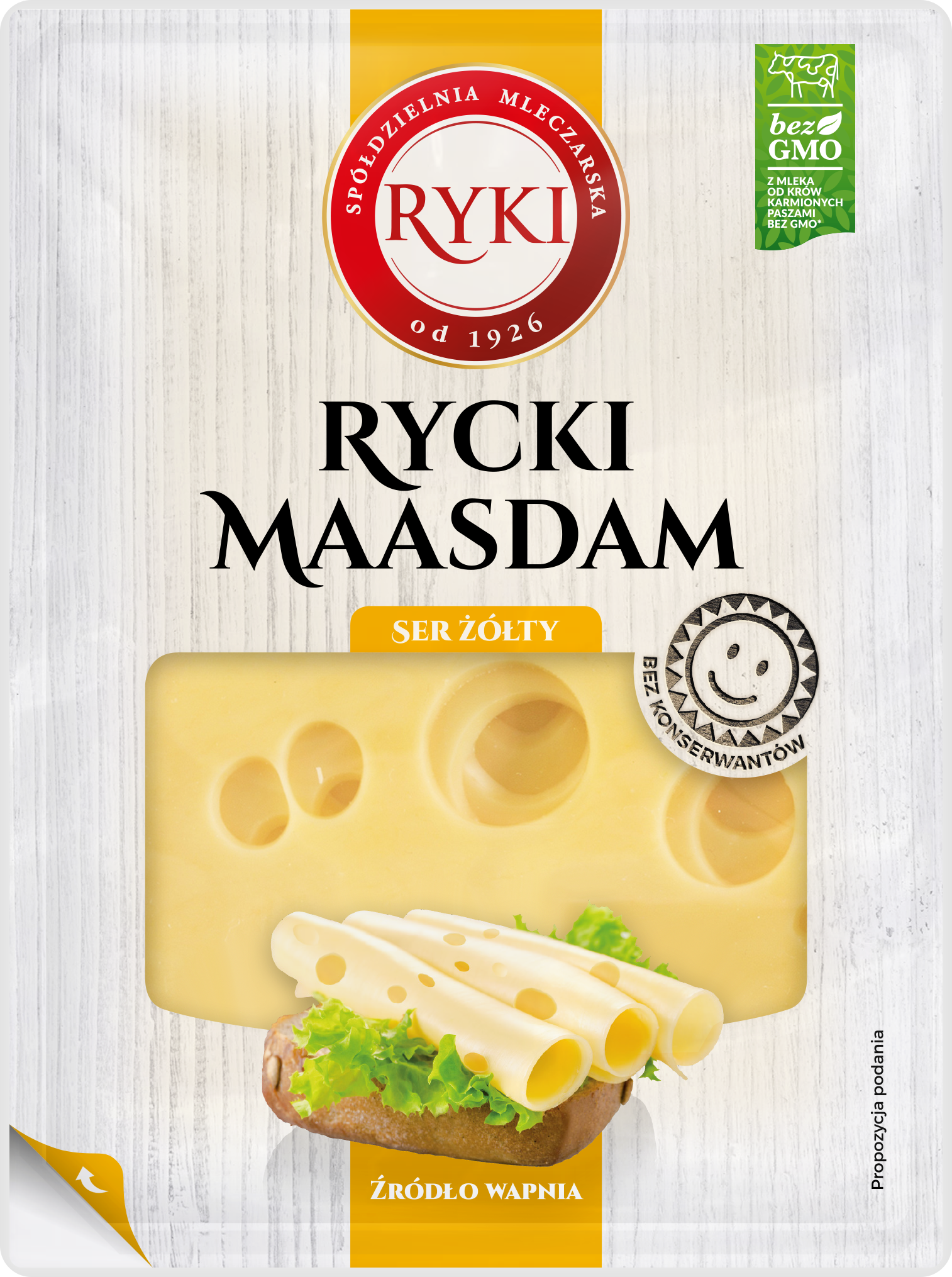 Ser Rycki Maasdam Plastry 135 G