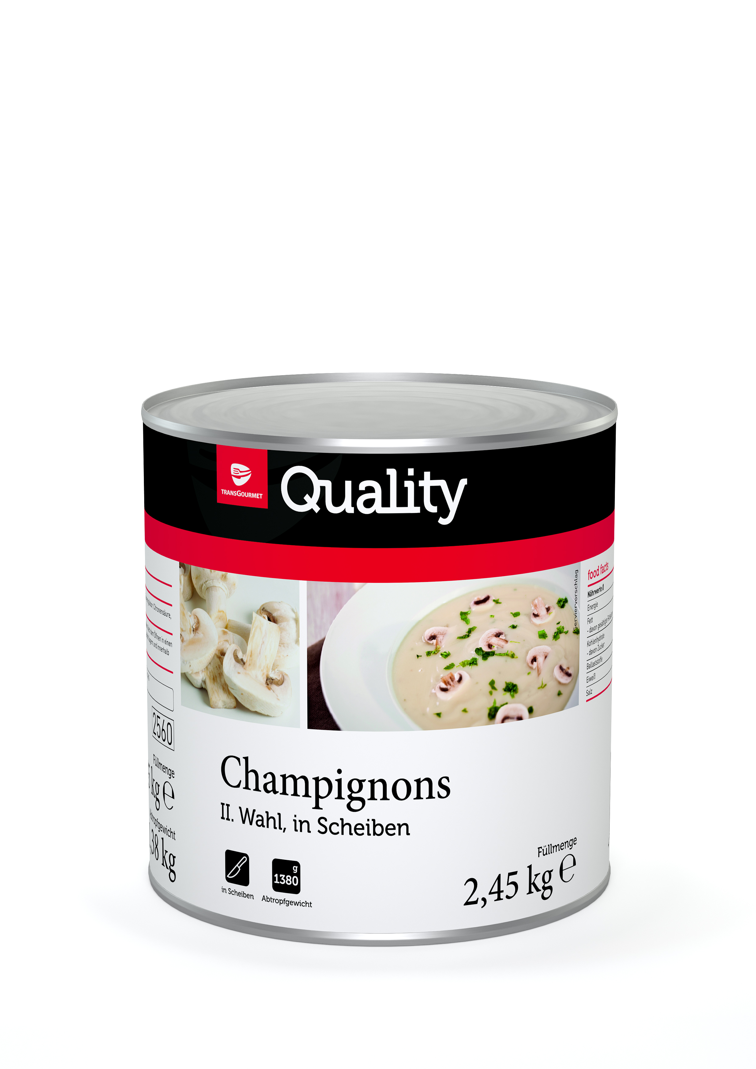 Tgq Pieczarki Plastry 2450G