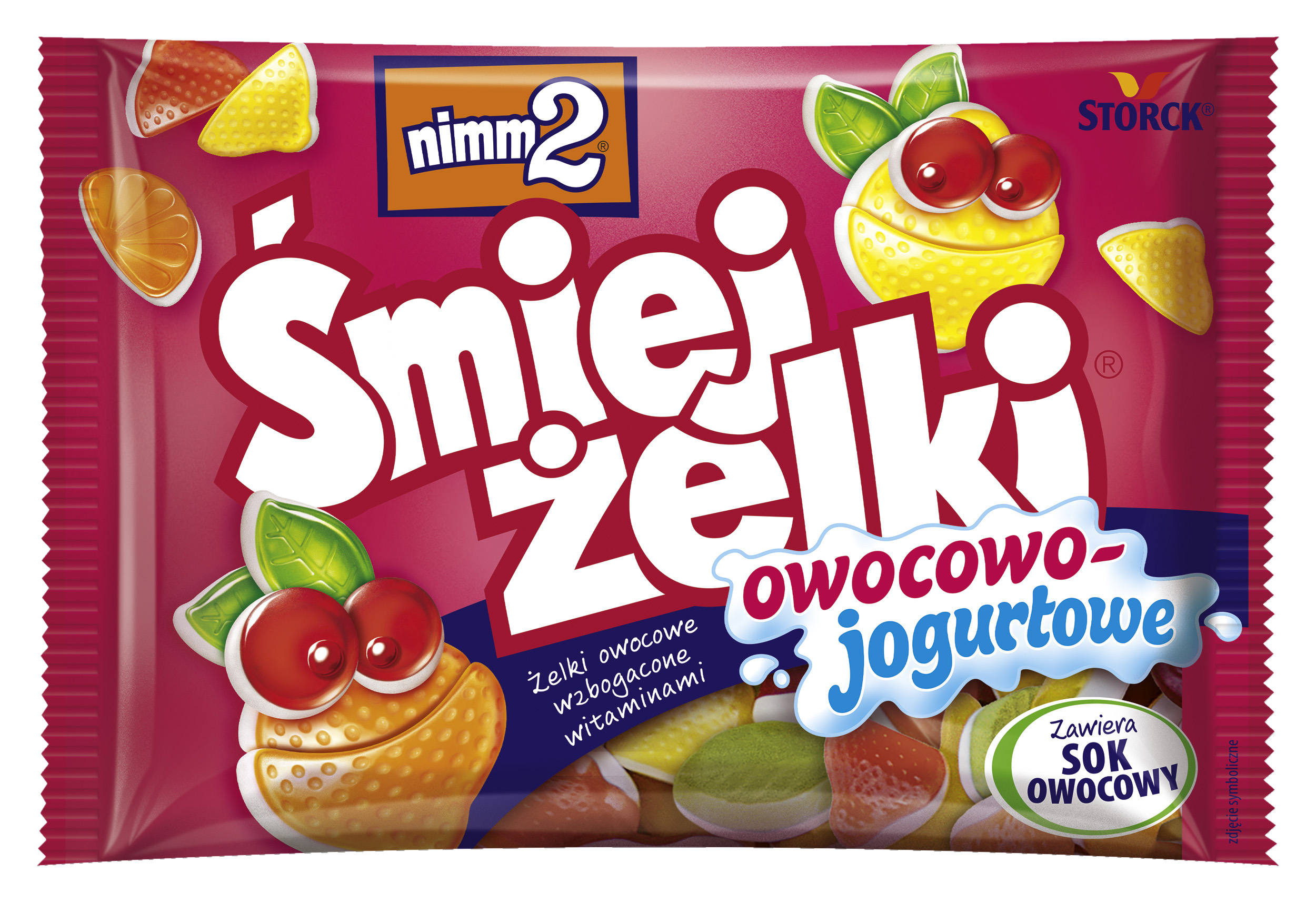 Nimm2 Śmiejżelki Owocowo-Jogurtowe 100G