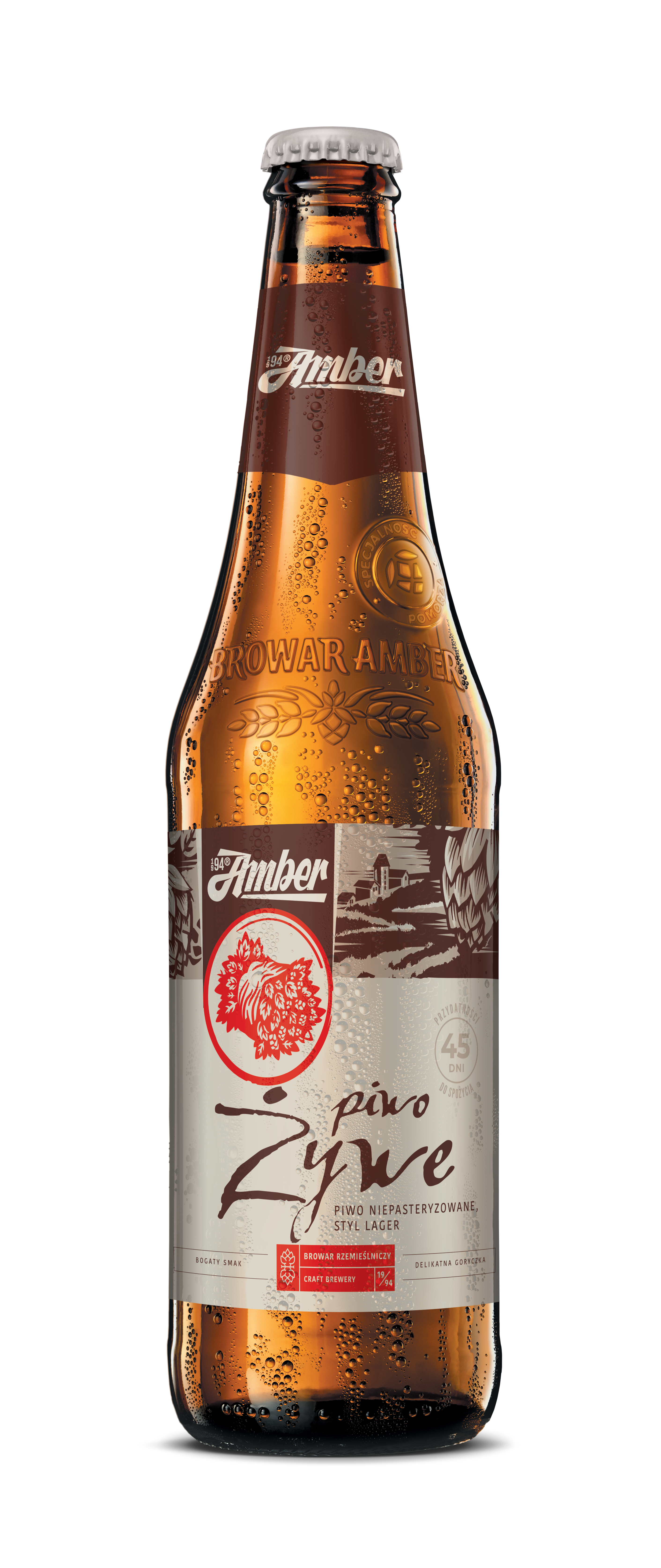 Browar Amber Piwo Żywe Butelka Bezzwrotna 500Ml