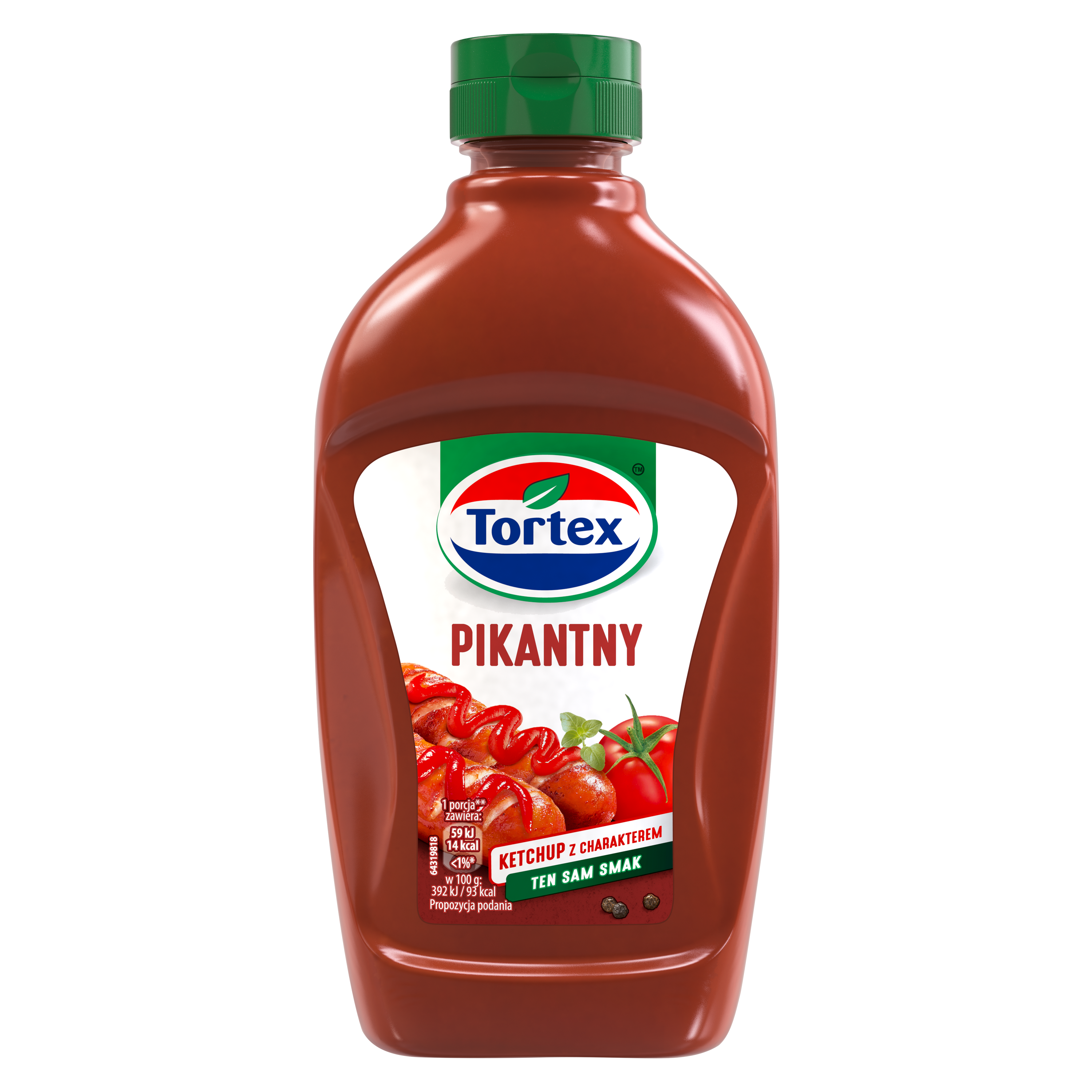Tortex Ketchup Pikantny 470G