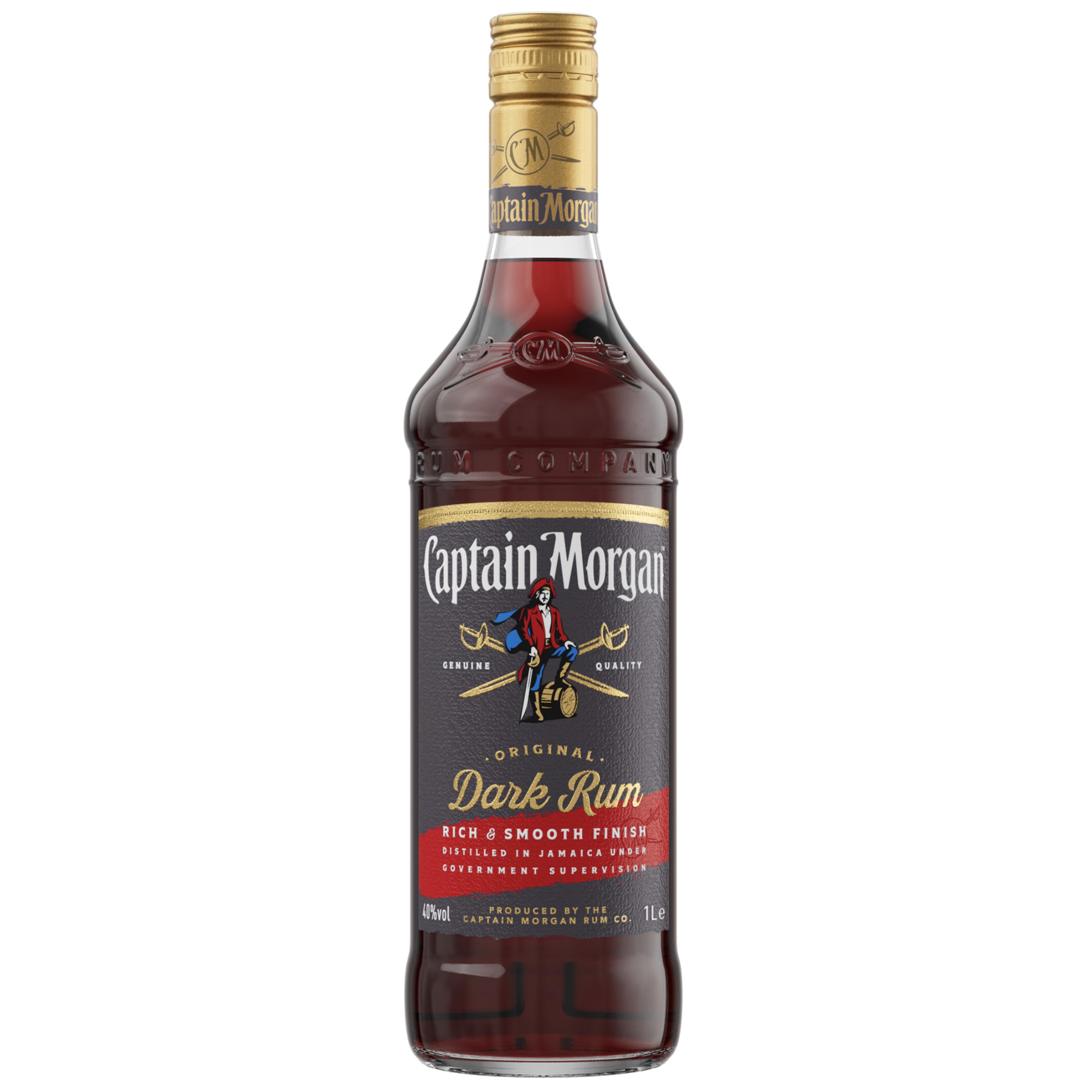 Rum Captain Morgan Dark 40% 1L