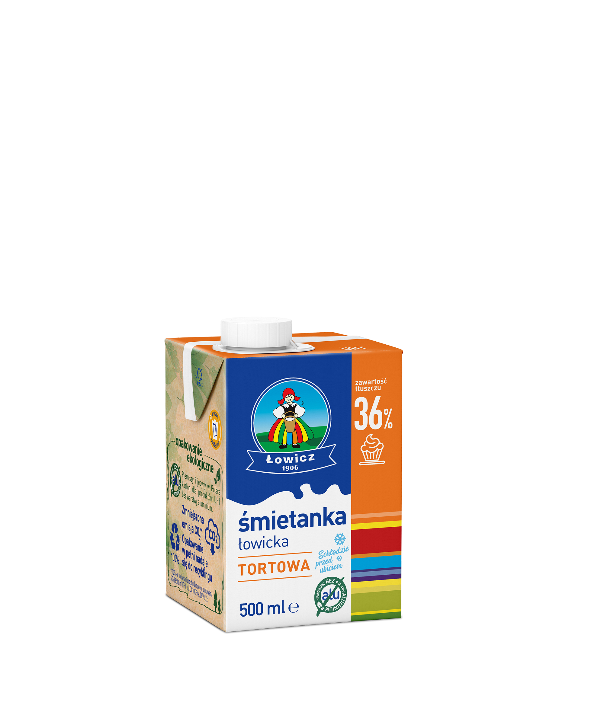 Śmietanka Uht 18% 500Ml Łowicz