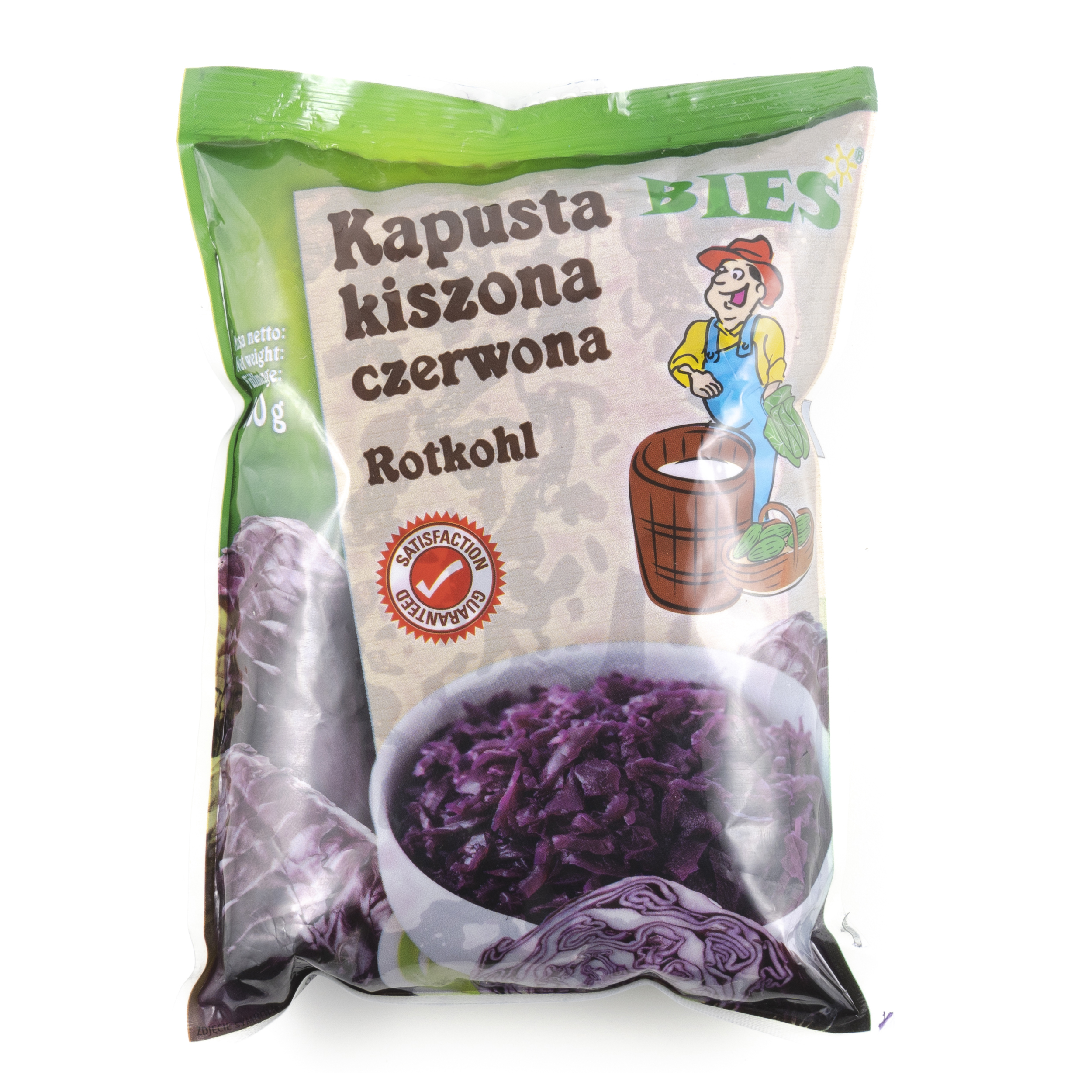 Kapusta Kiszona Czerwona Polska 650G Bies