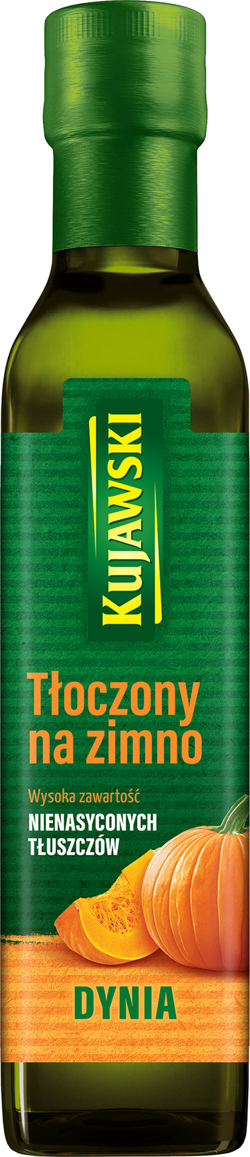 Kujawski Olej Z Pestek Z Dyni Tłoczony Na Zimno 250 Ml