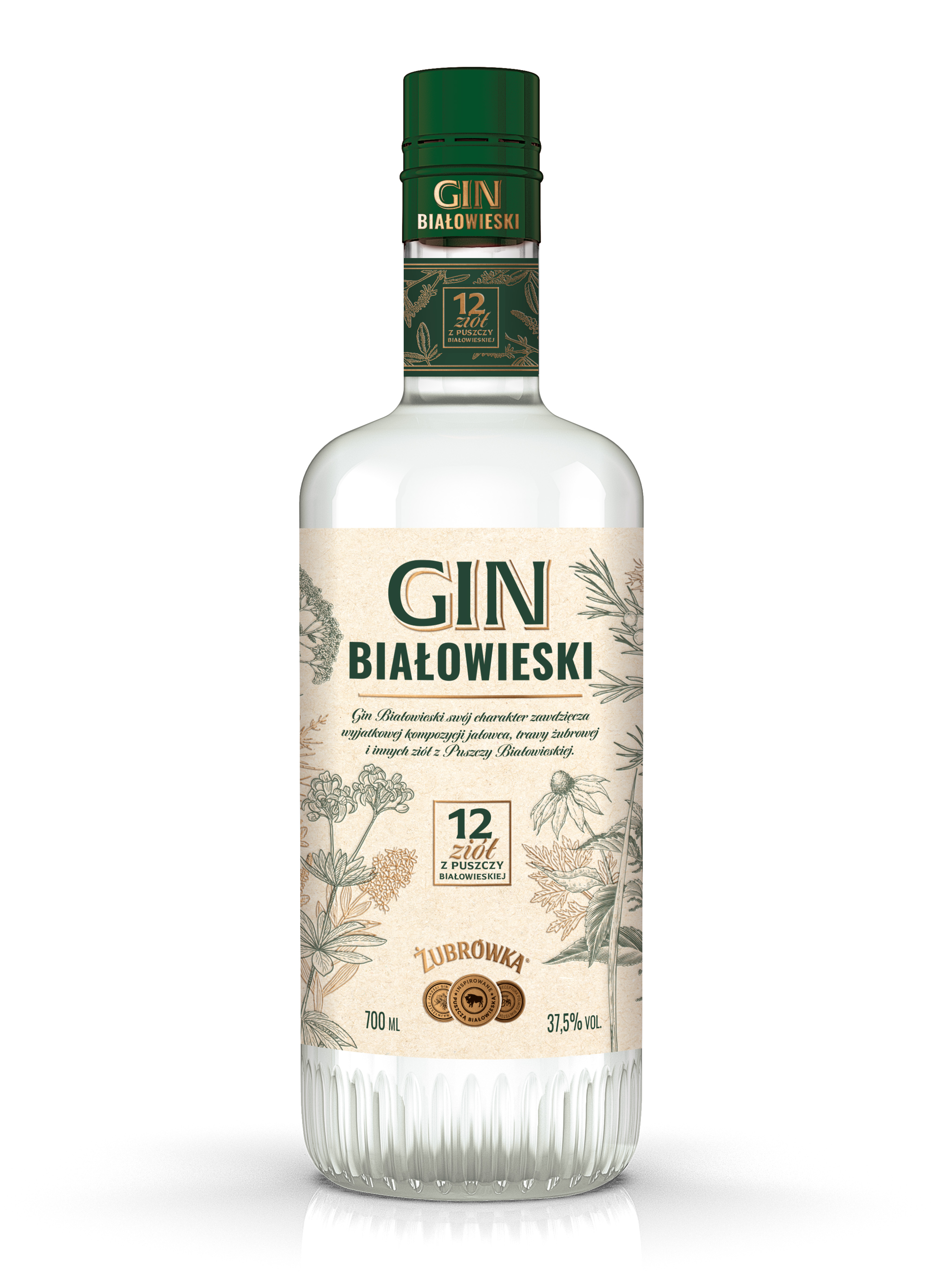 Żubrówka Gin Białowieski 37,5% 0,7L