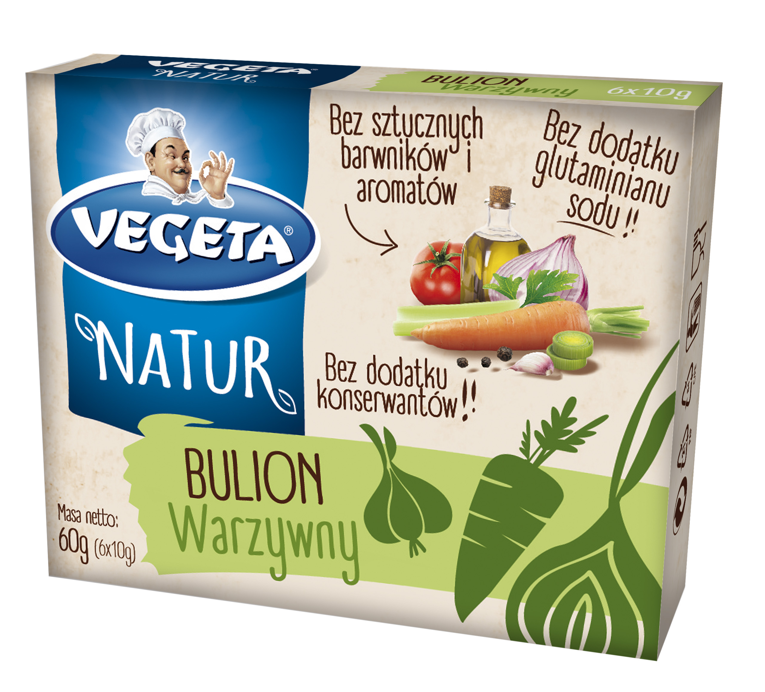 Podravka Vegeta Natur Bulion Warzywny 60G