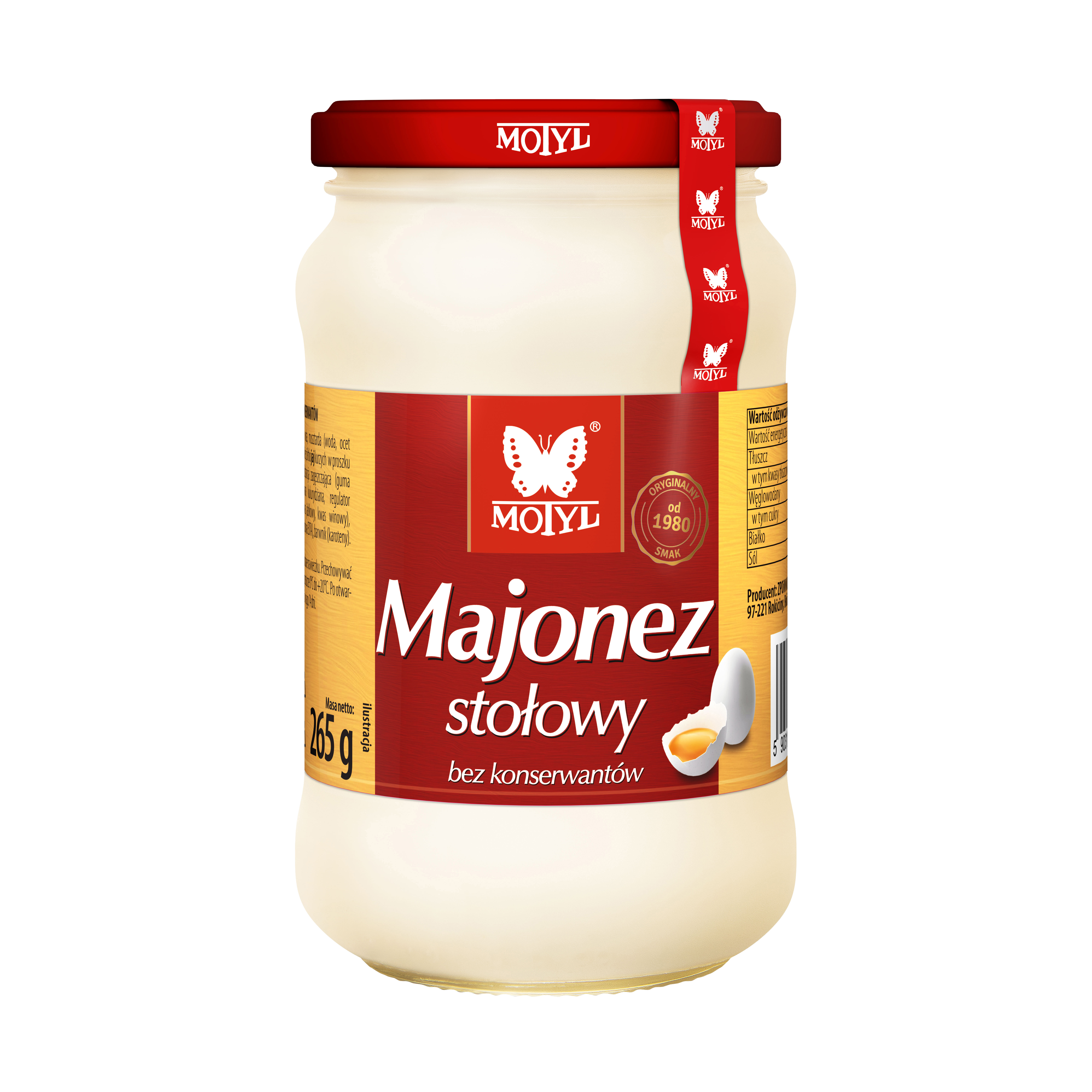 Motyl Majonez Stołowy 285Ml
