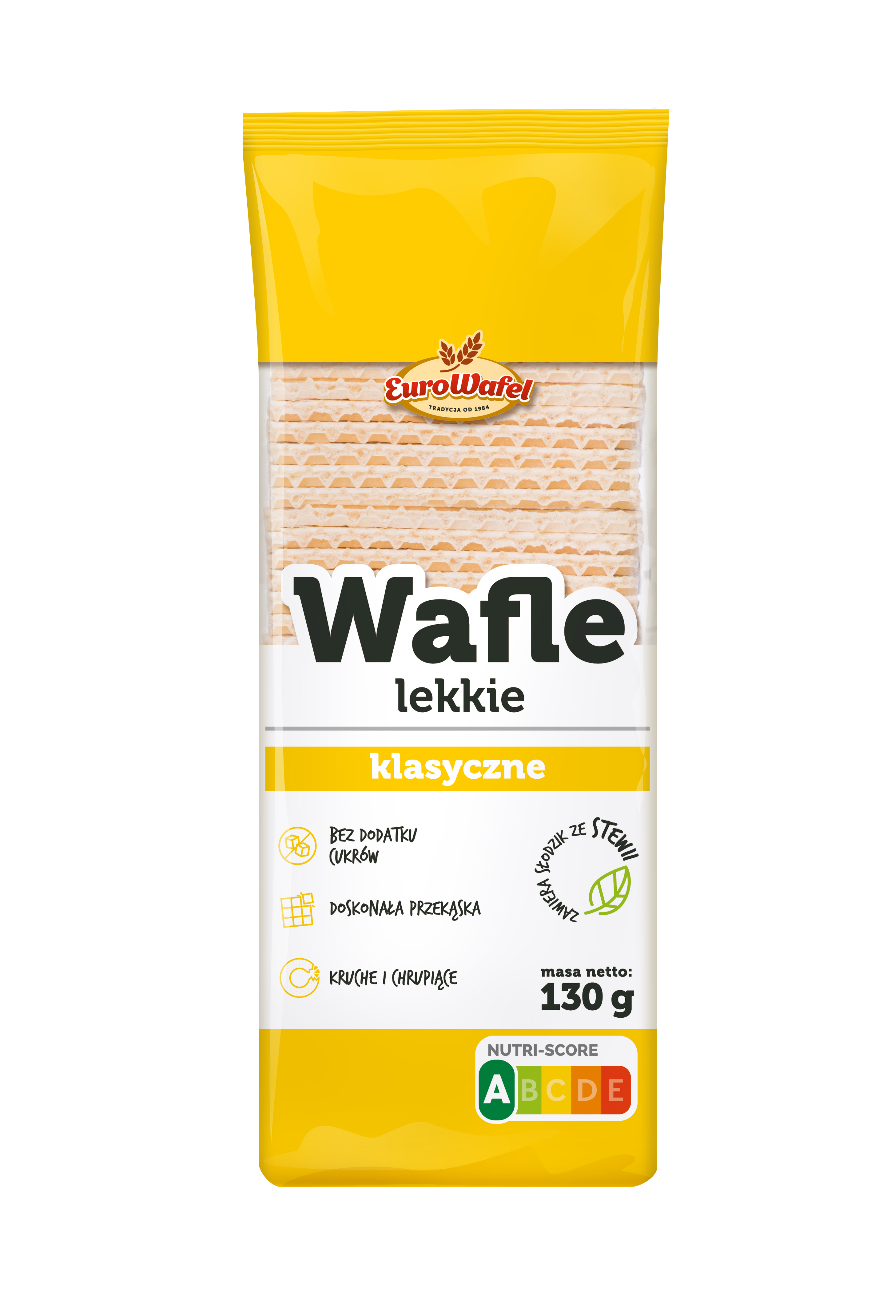 Eurowafel Wafle Lekkie 130G