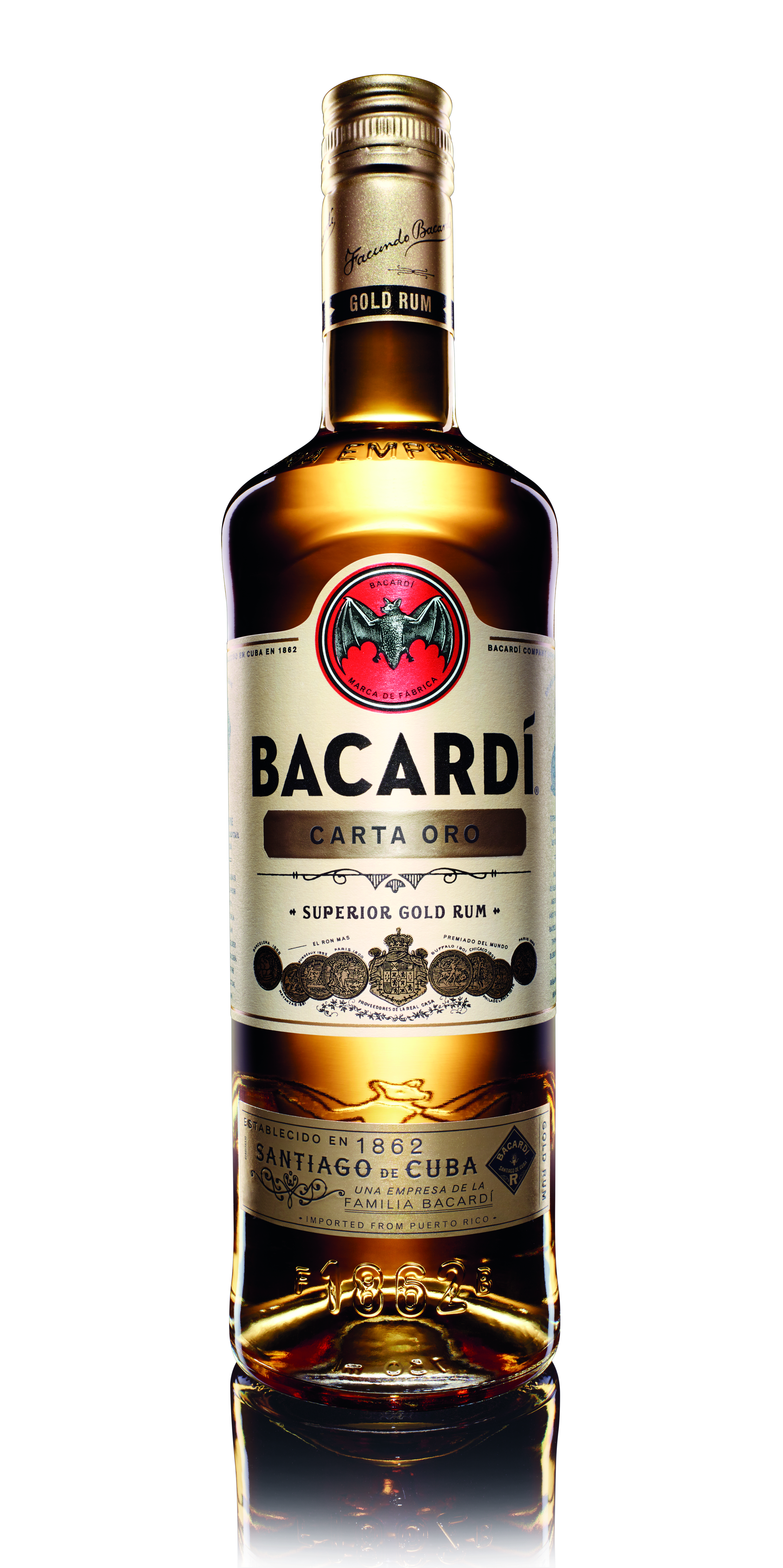 Bacardi Carta Oro 37,5 % 1L