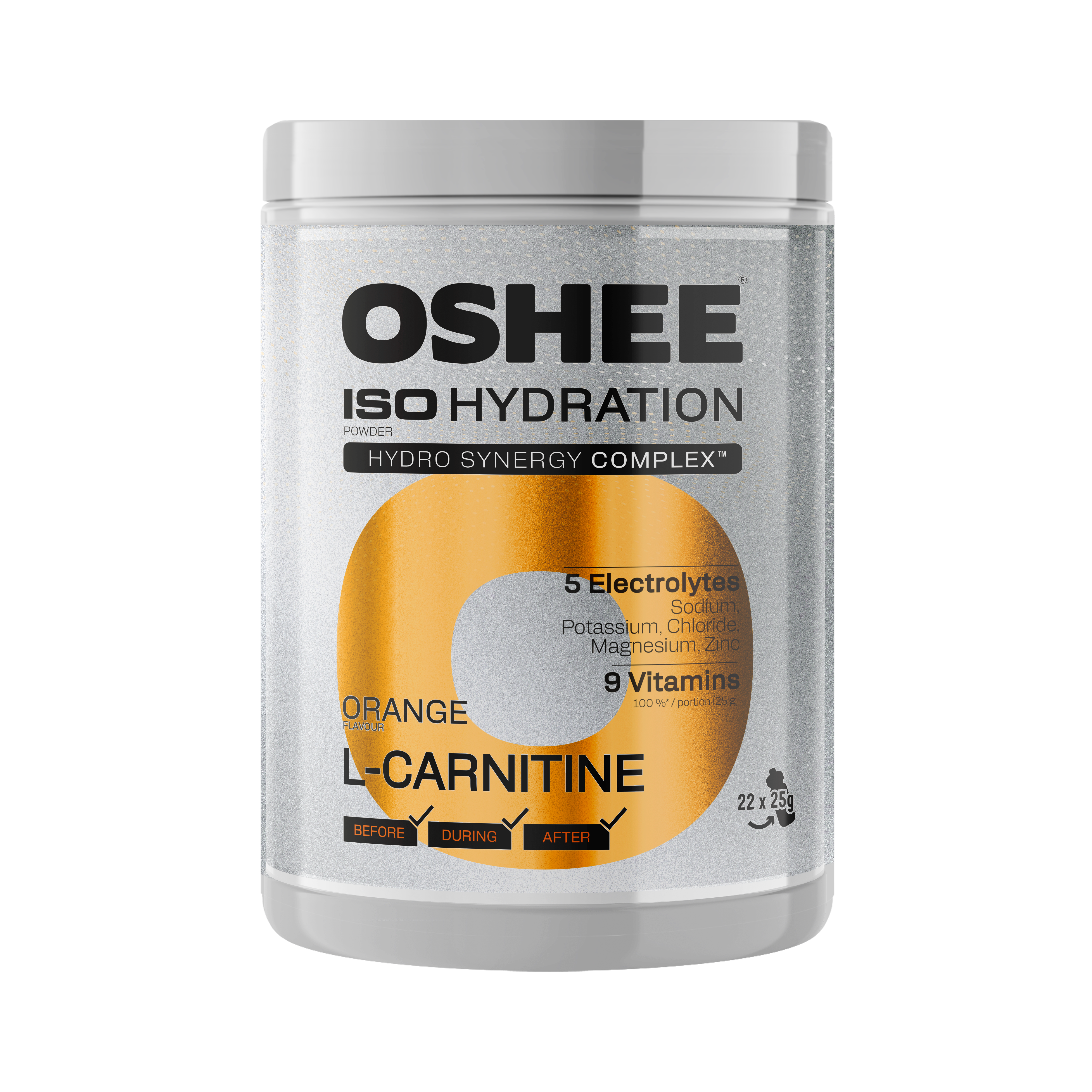 Oshee Hydration Powder Orange Jar 550 G