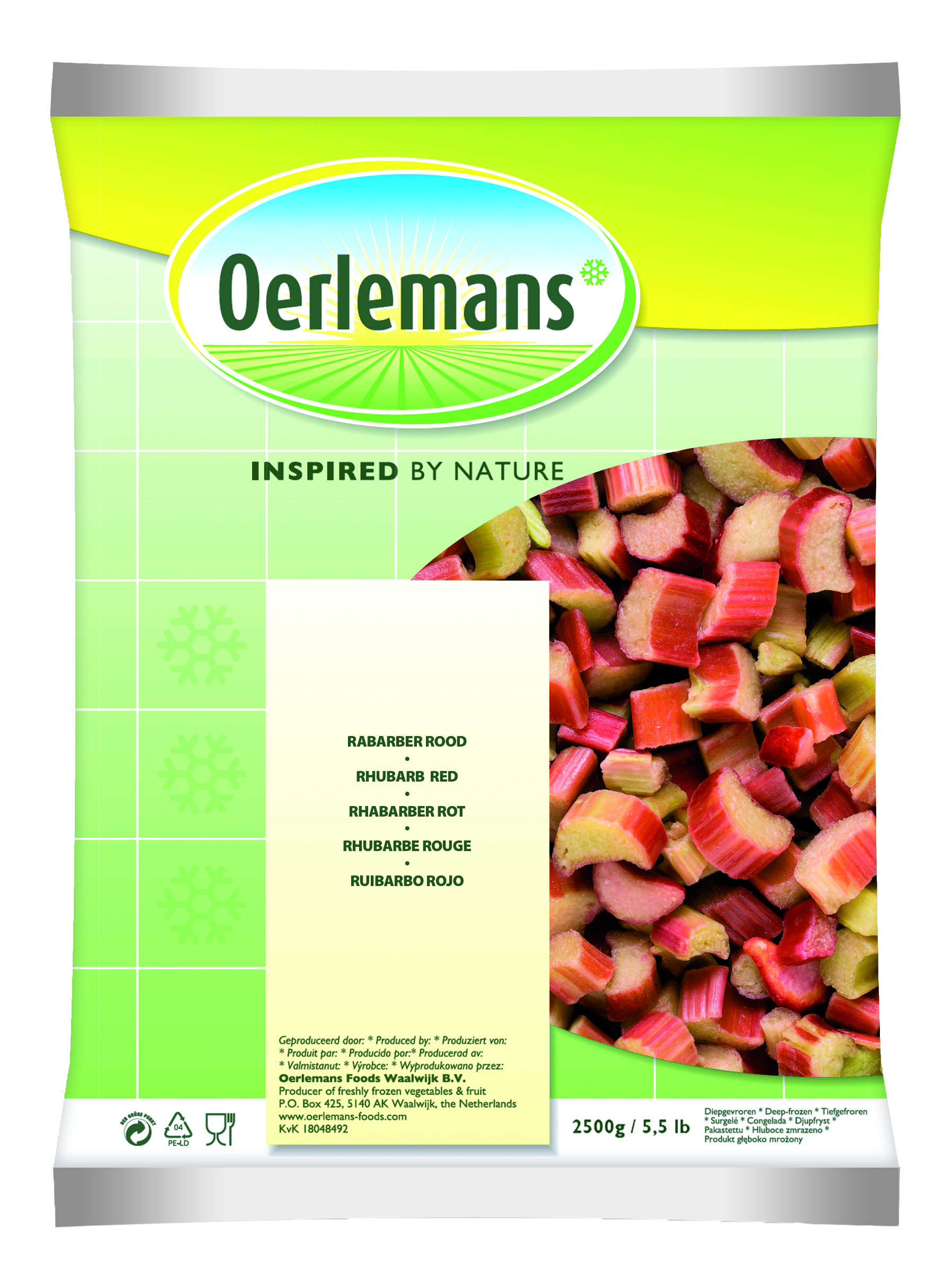 Rabarbar Oerlemans 2,5 Kg