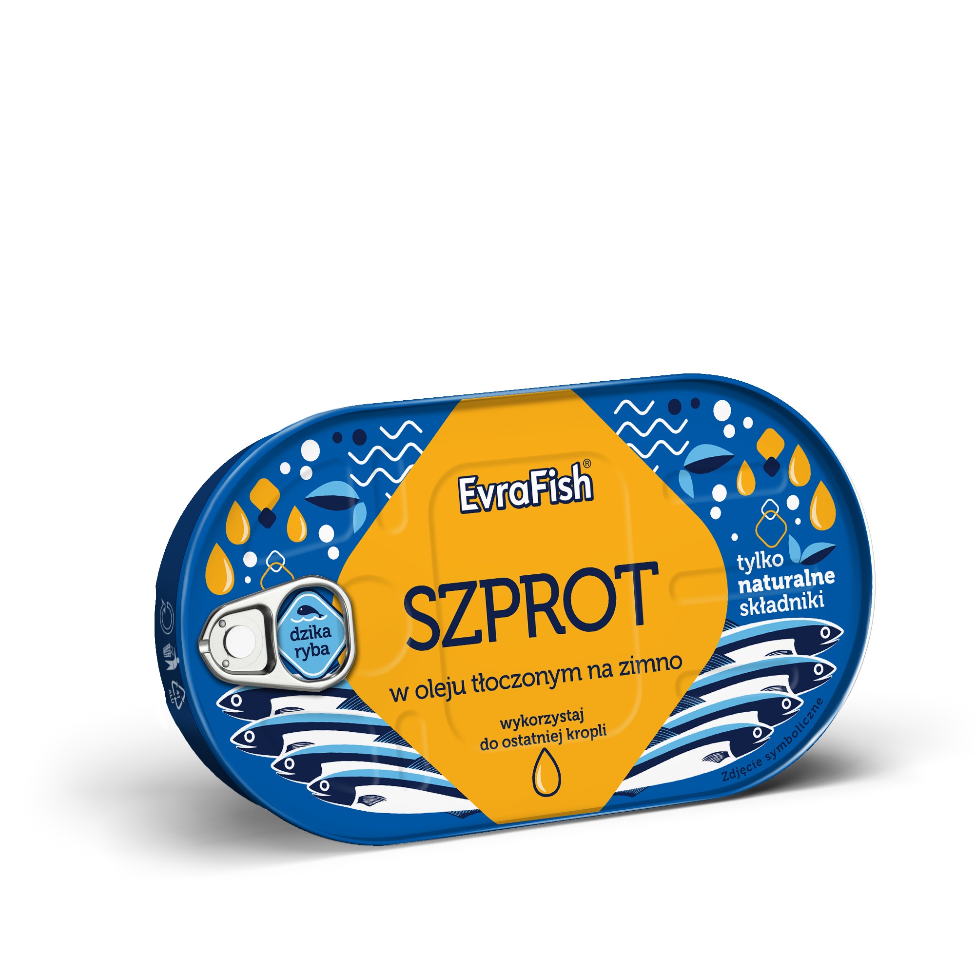Evrafish Szprot W Oleju Tłoczonym Na Zimno 170 G