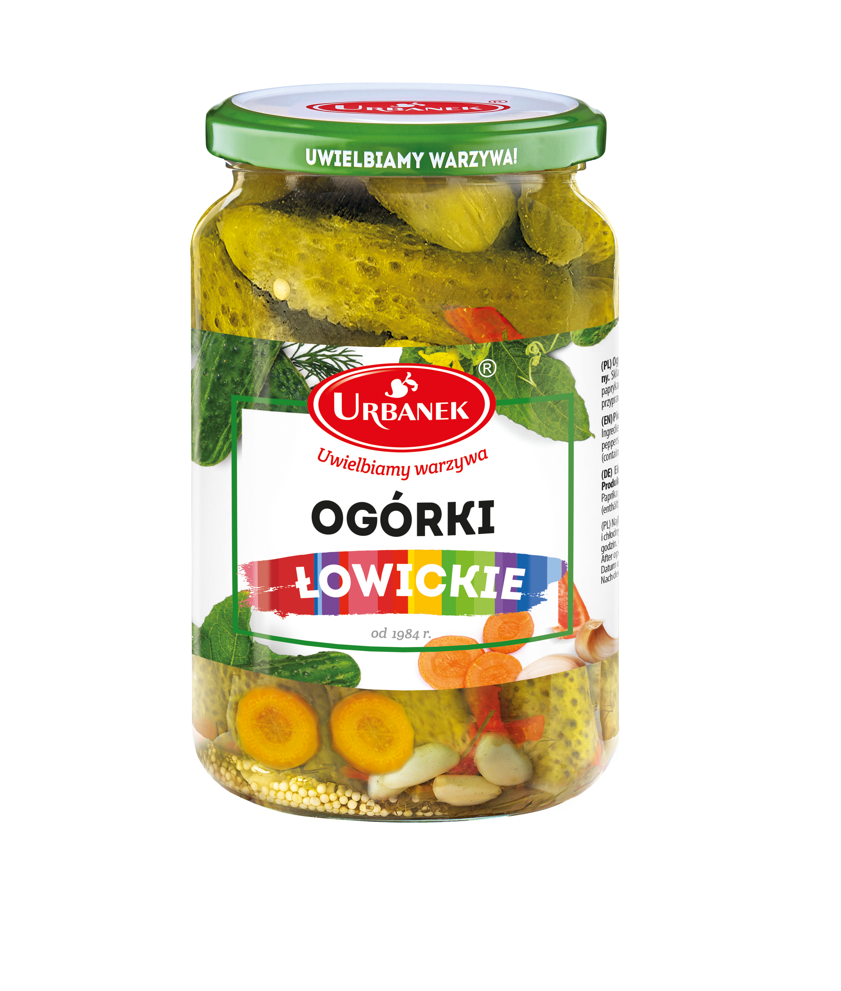 Ogórki Łowickie 680G/380G Urbanek
